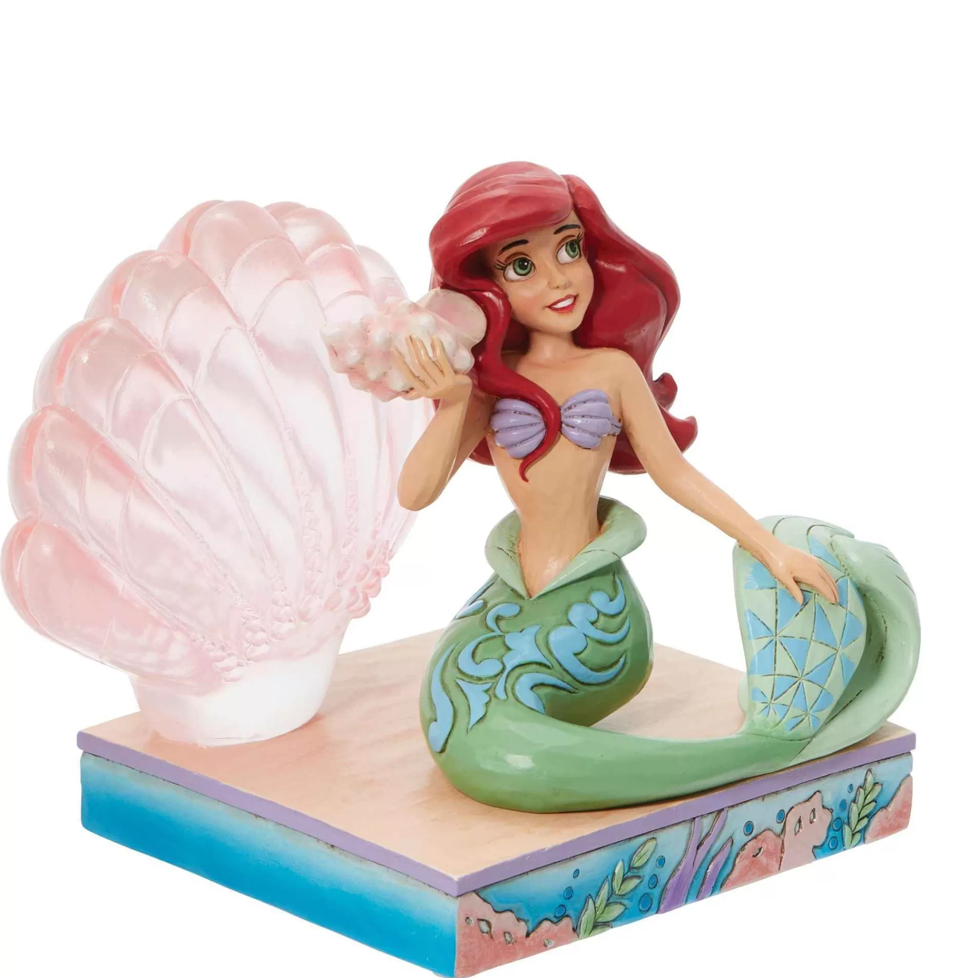 Disney Traditions Ariel Clear Resin Shell