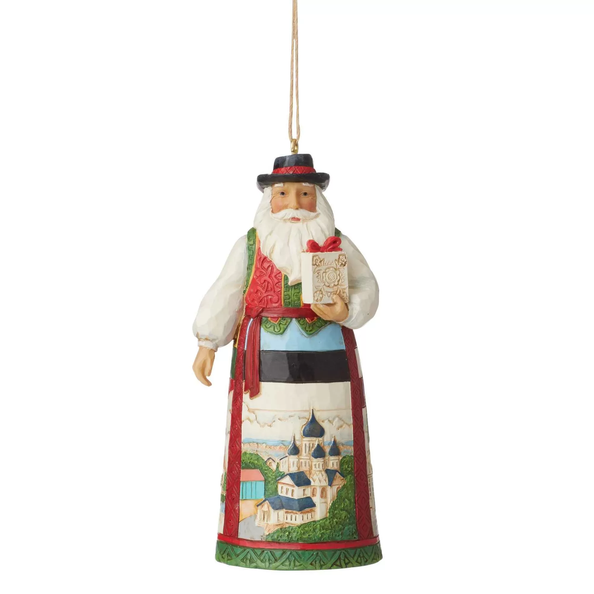 Jim Shore Heartwood Creek Baltic Santa Ornament