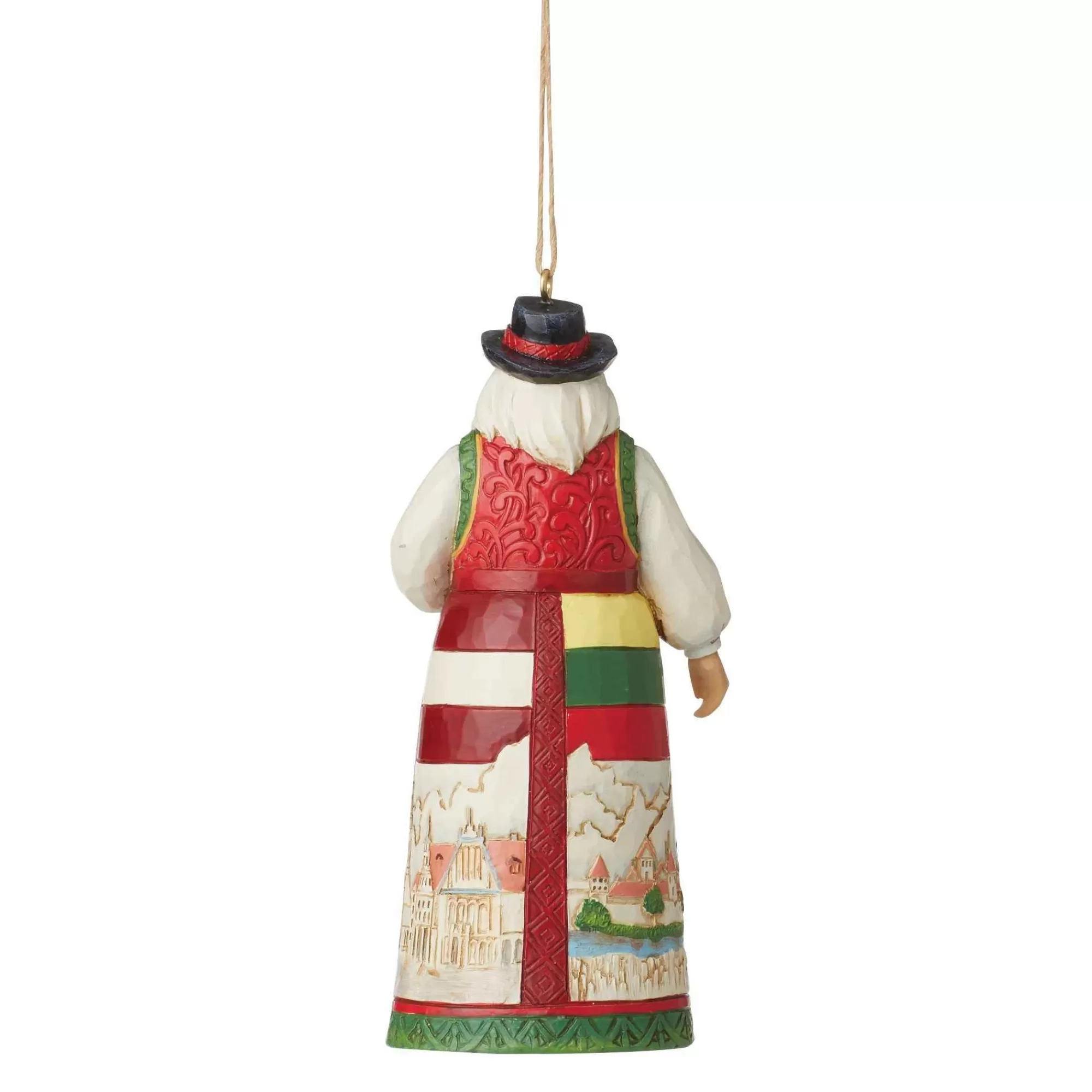 Jim Shore Heartwood Creek Baltic Santa Ornament