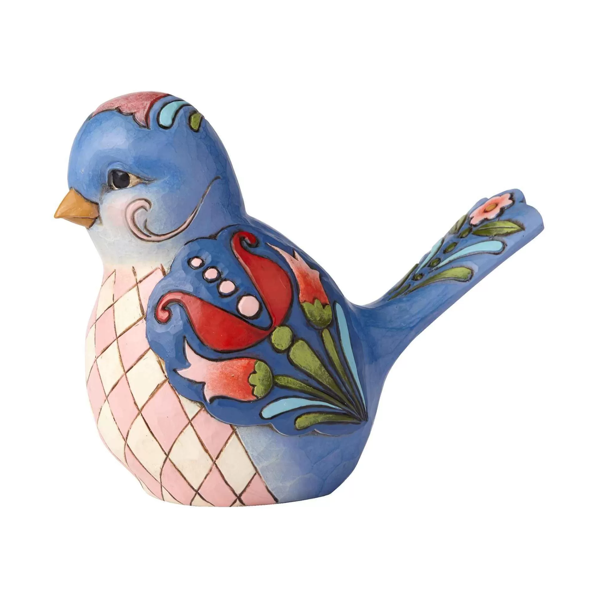 Jim Shore Heartwood Creek Blue Floral Bird