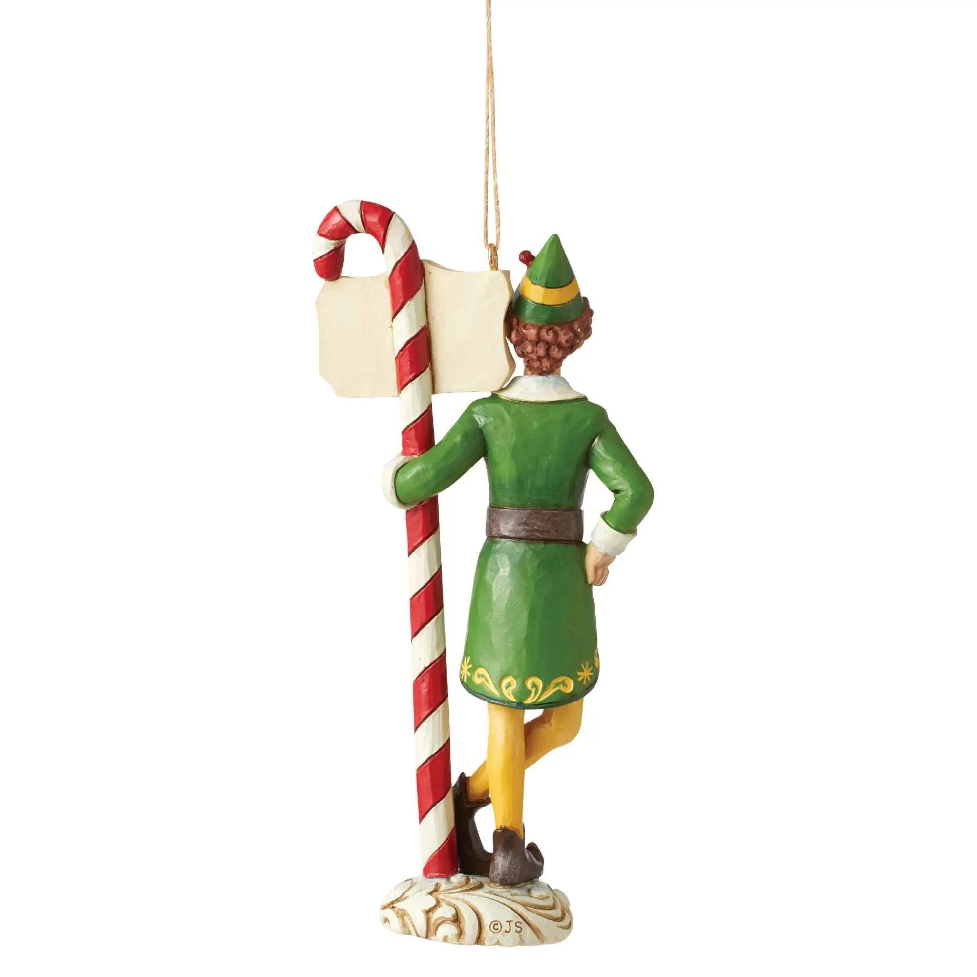 Elf by Jim Shore Buddy Elf By Candy Cane Orn