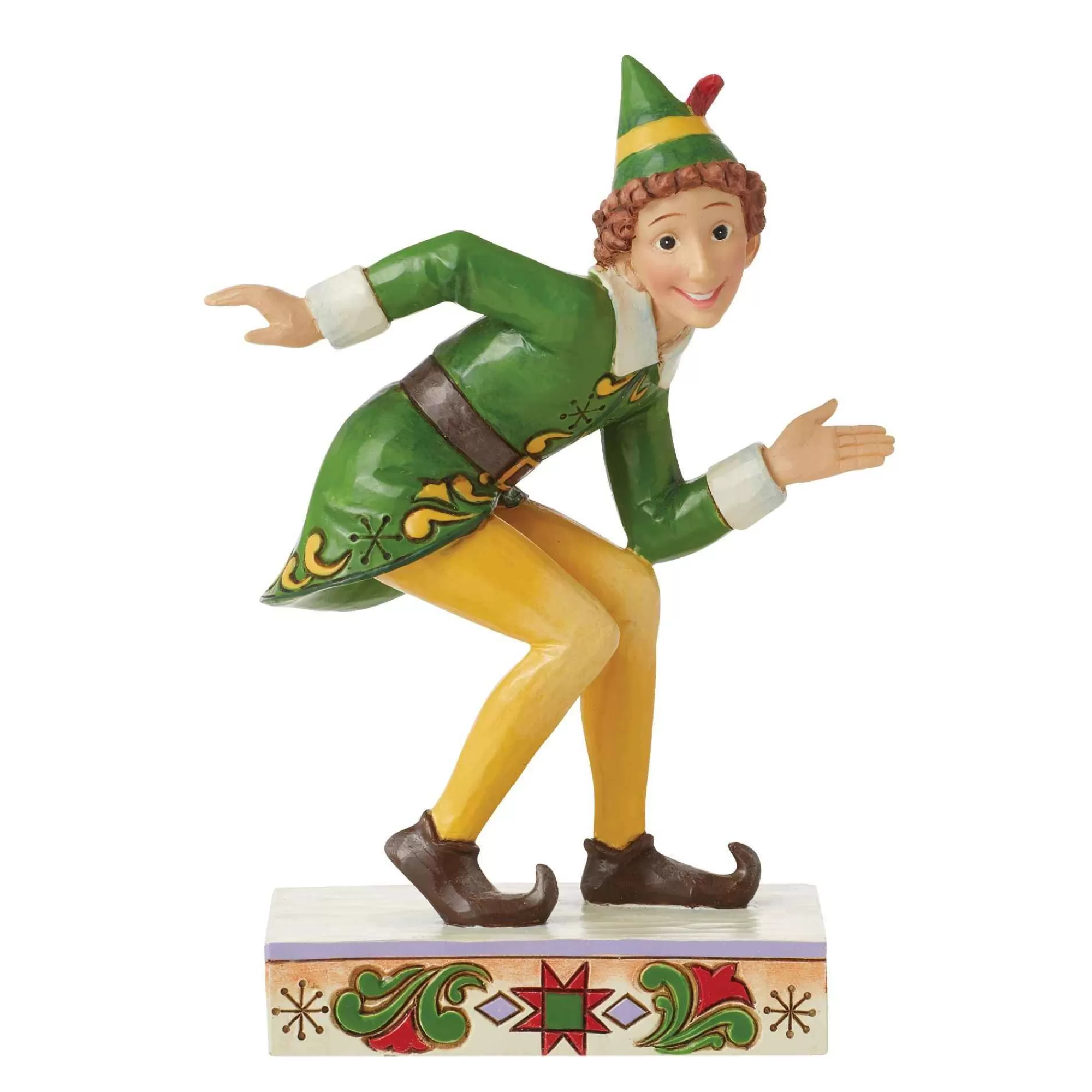 Elf by Jim Shore Buddy Elf In Crouching Pose