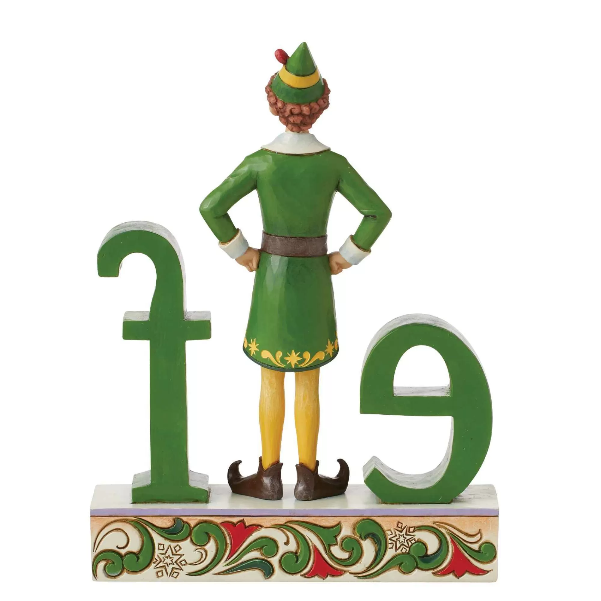 Elf by Jim Shore Buddy Elf Standing Elf Word