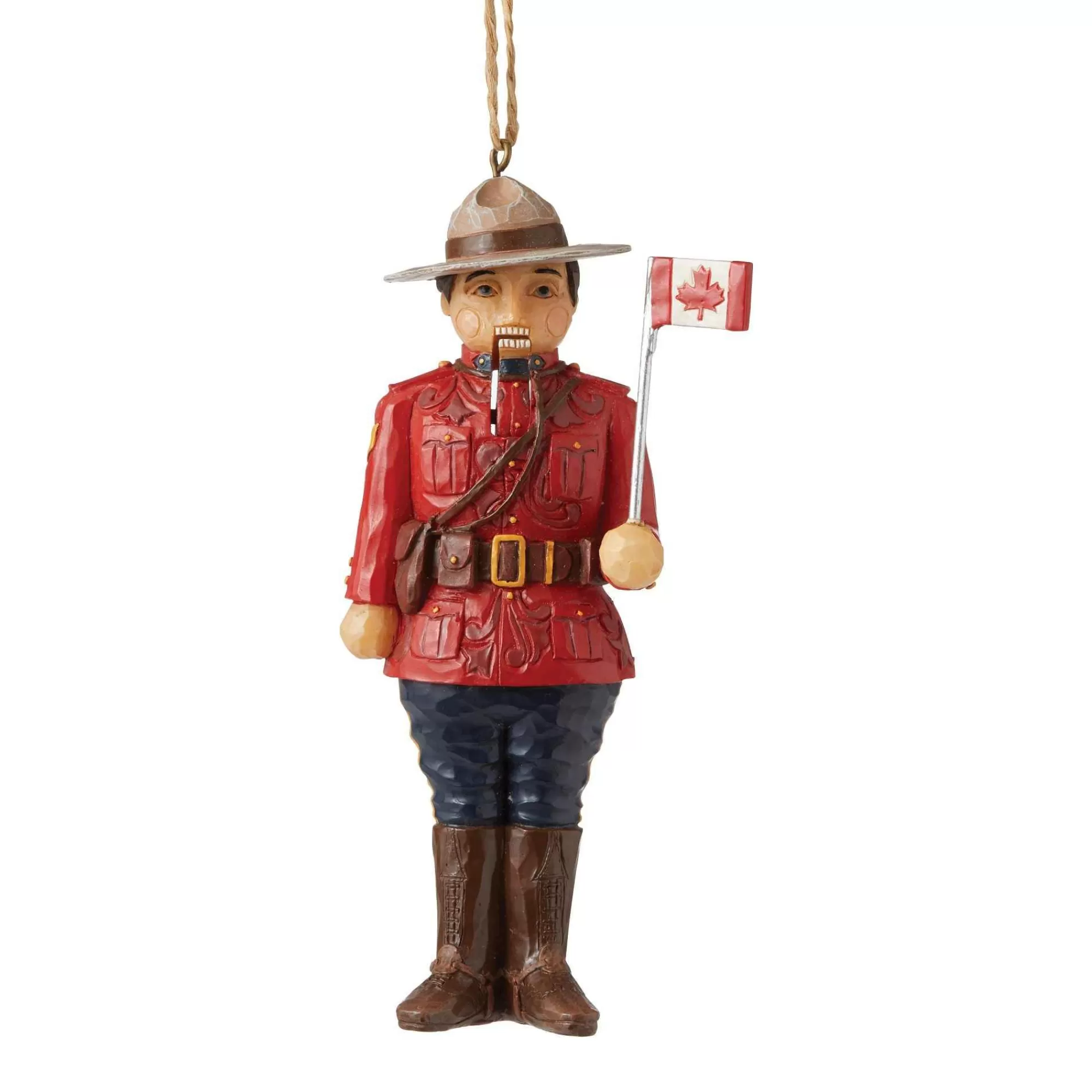 Jim Shore Heartwood Creek Canadian Mountie Nutcrackerorn