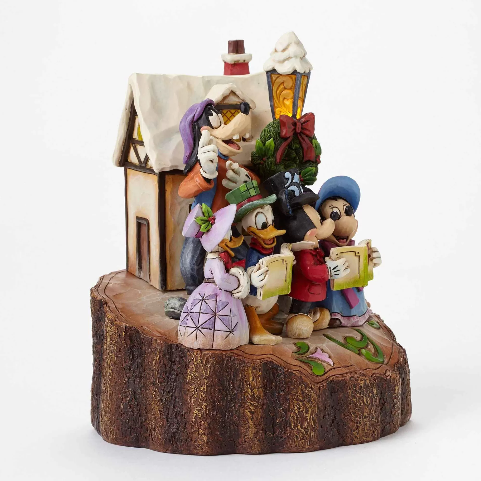 Disney Traditions Caroling Carved By Heart