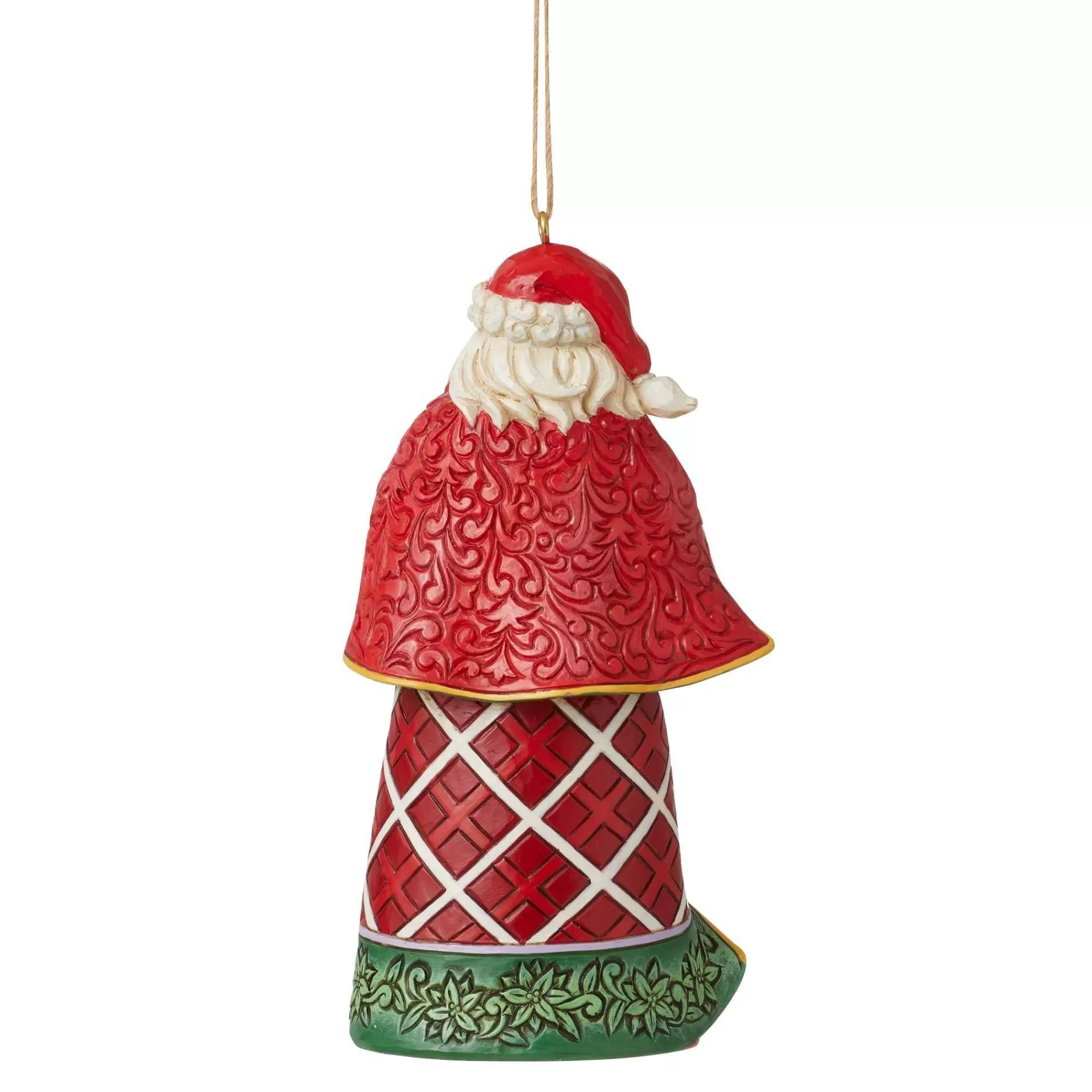 Jim Shore Heartwood Creek Caroling Santa Ornament