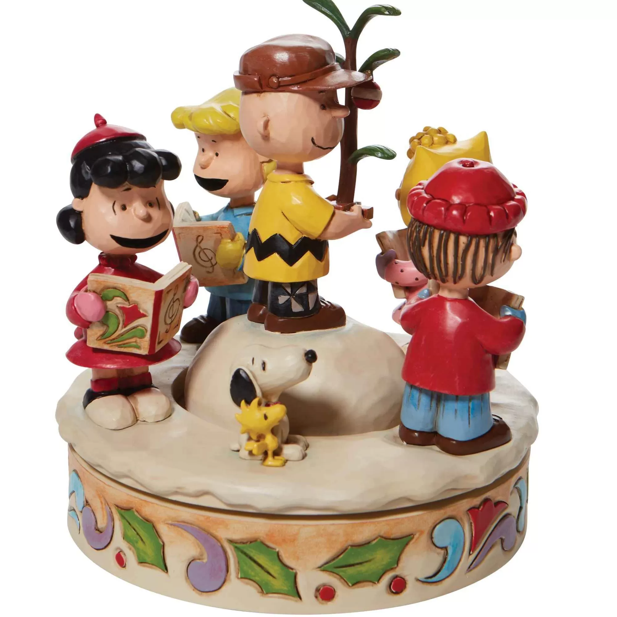 Peanuts by Jim Shore Cband Friends Around Christmas