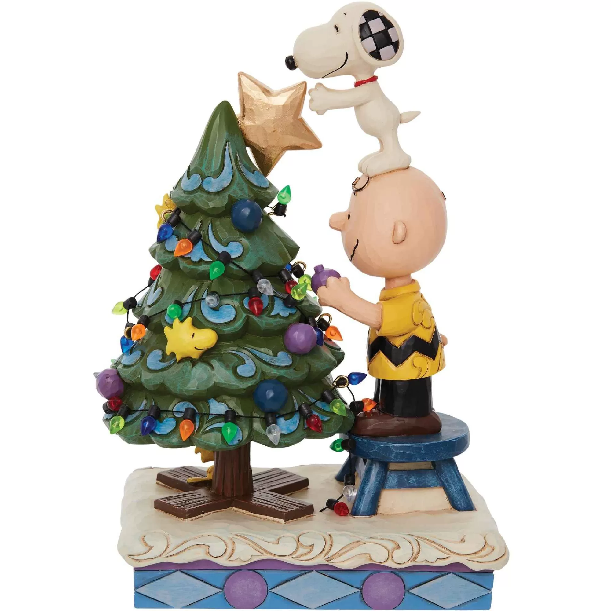 Peanuts by Jim Shore Charlie Brown & Snoopy Decorat