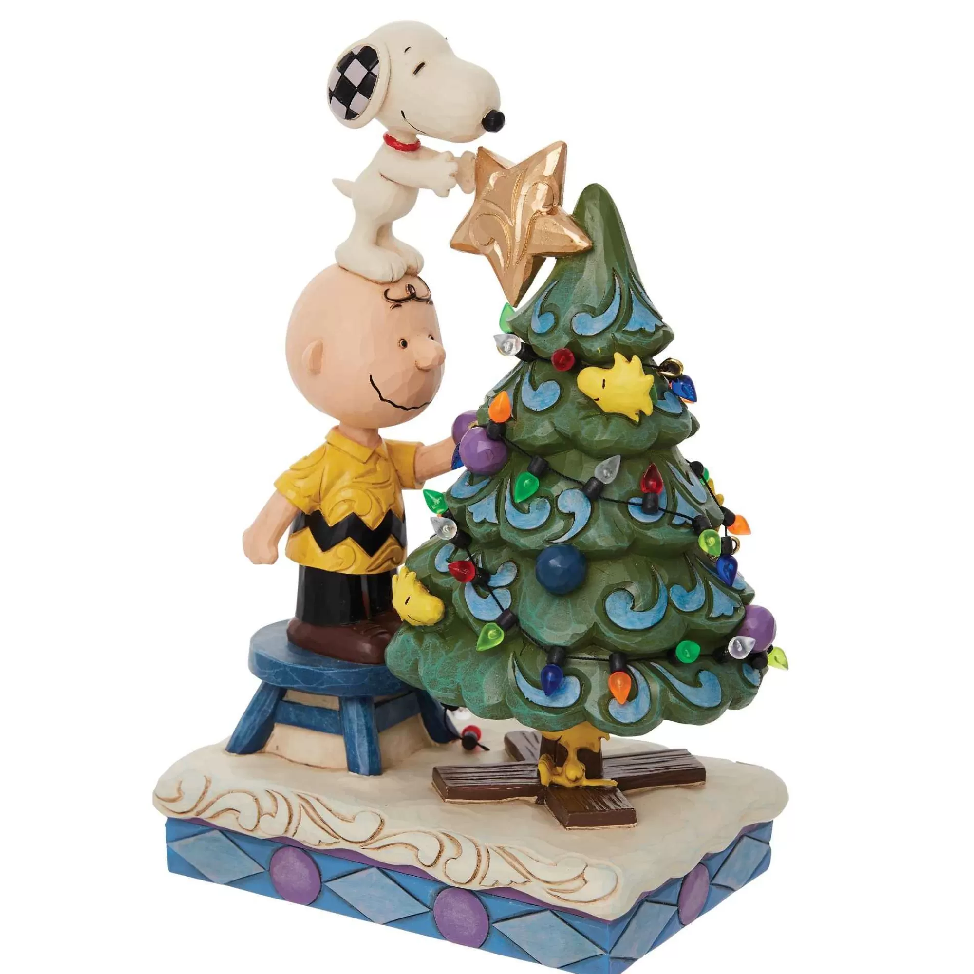 Peanuts by Jim Shore Charlie Brown & Snoopy Decorat