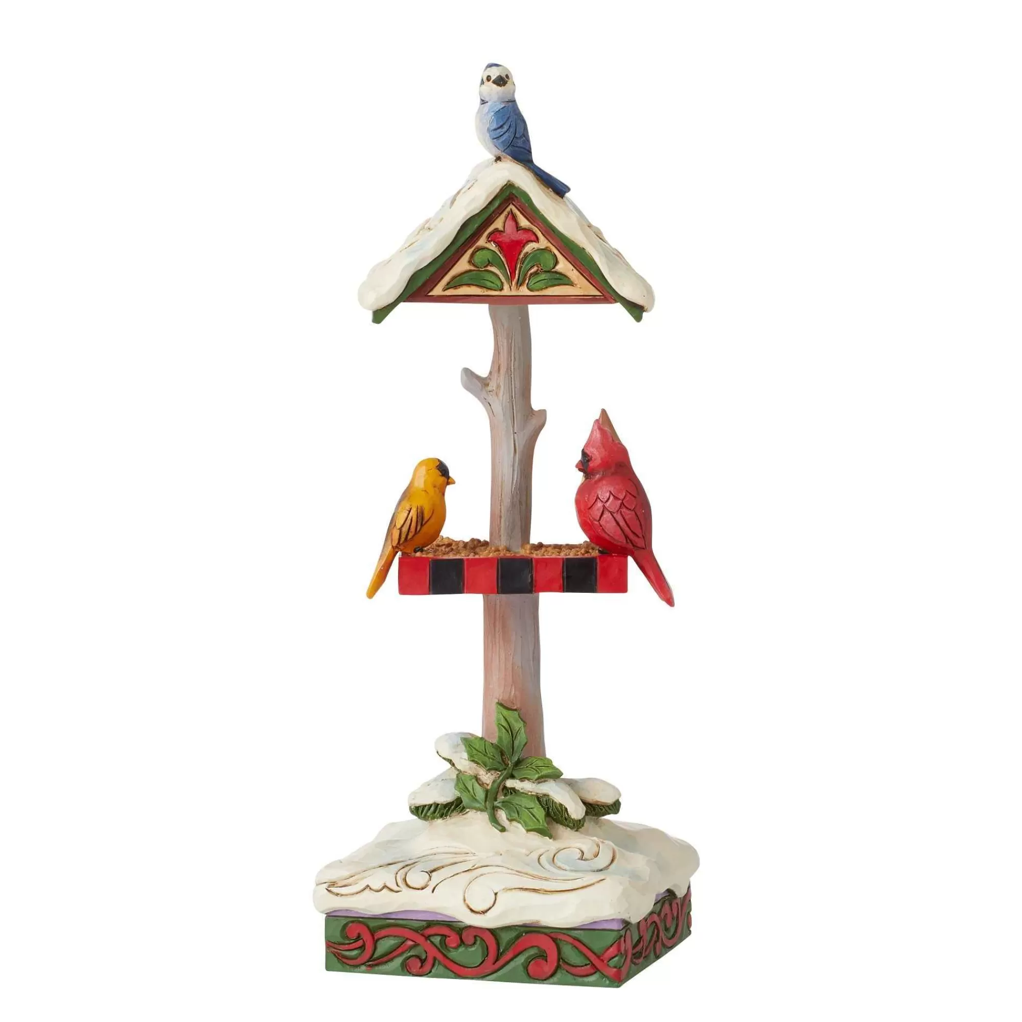 Jim Shore Heartwood Creek Christmas Bird Feeder