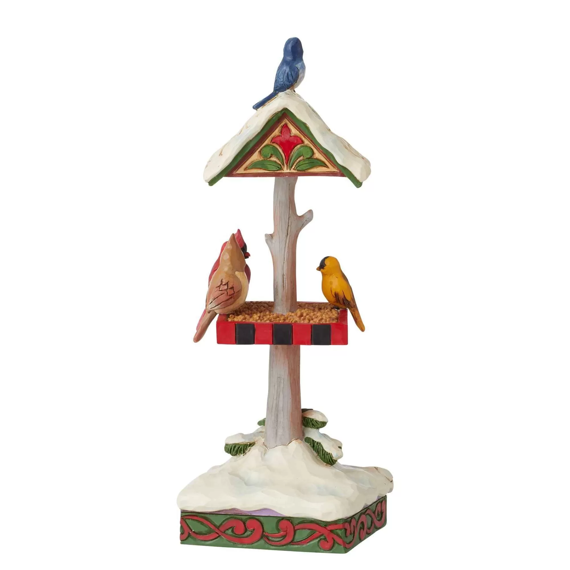 Jim Shore Heartwood Creek Christmas Bird Feeder