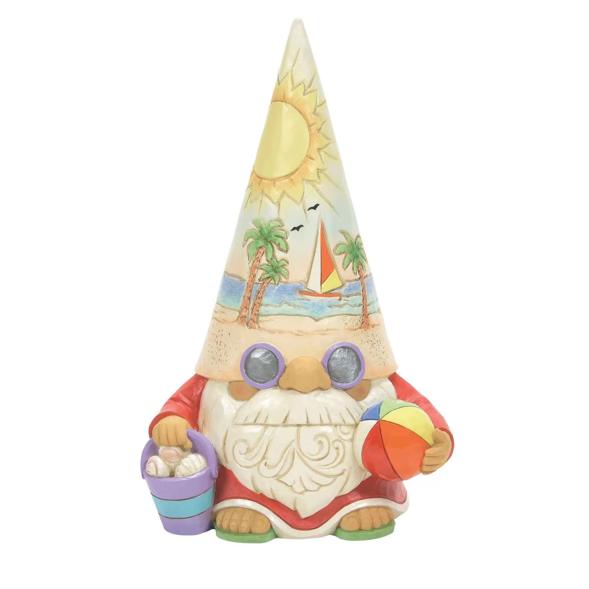 Jim Shore Heartwood Creek Coastal Gnome Beachball Fig