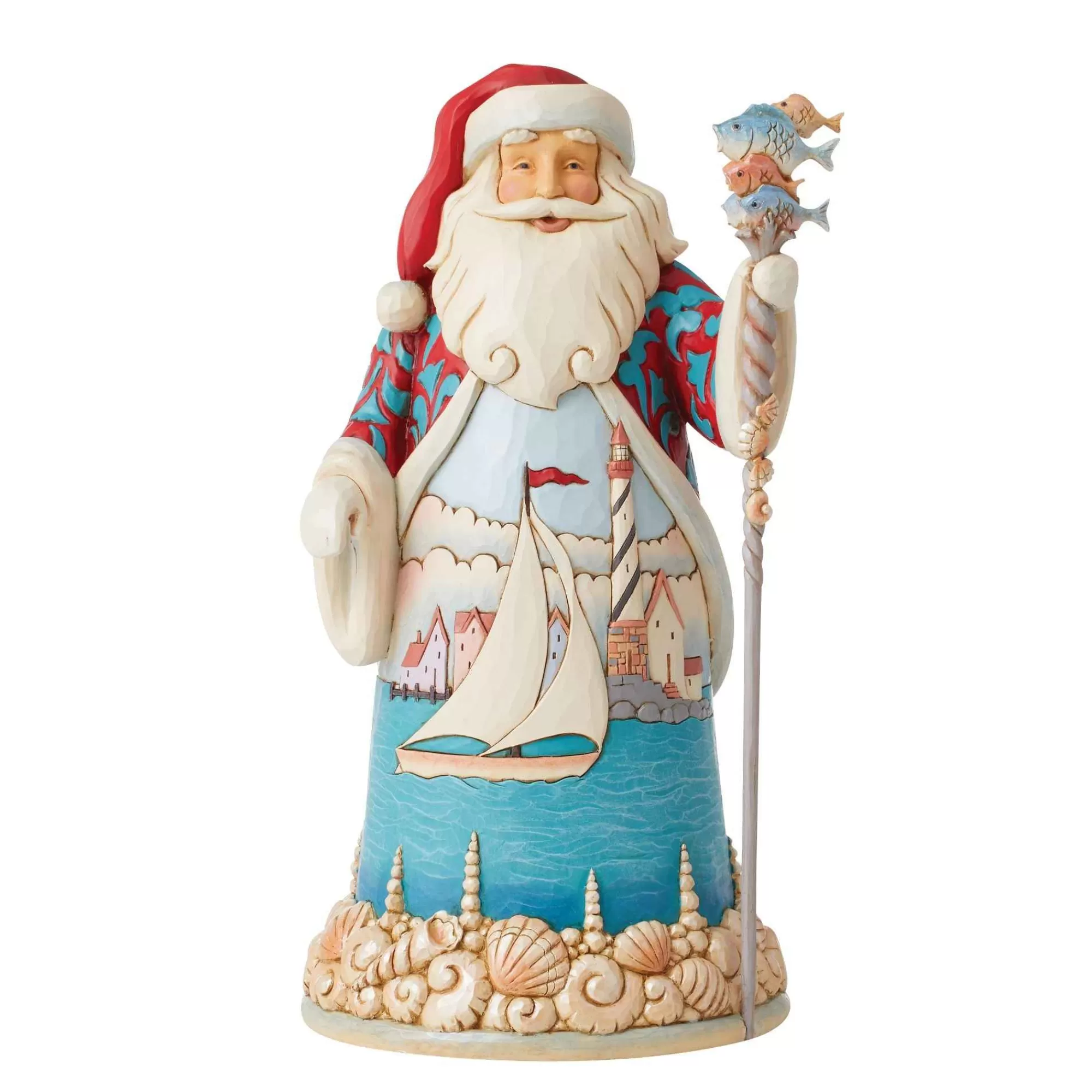 Jim Shore Heartwood Creek Coastal Santa Figurine