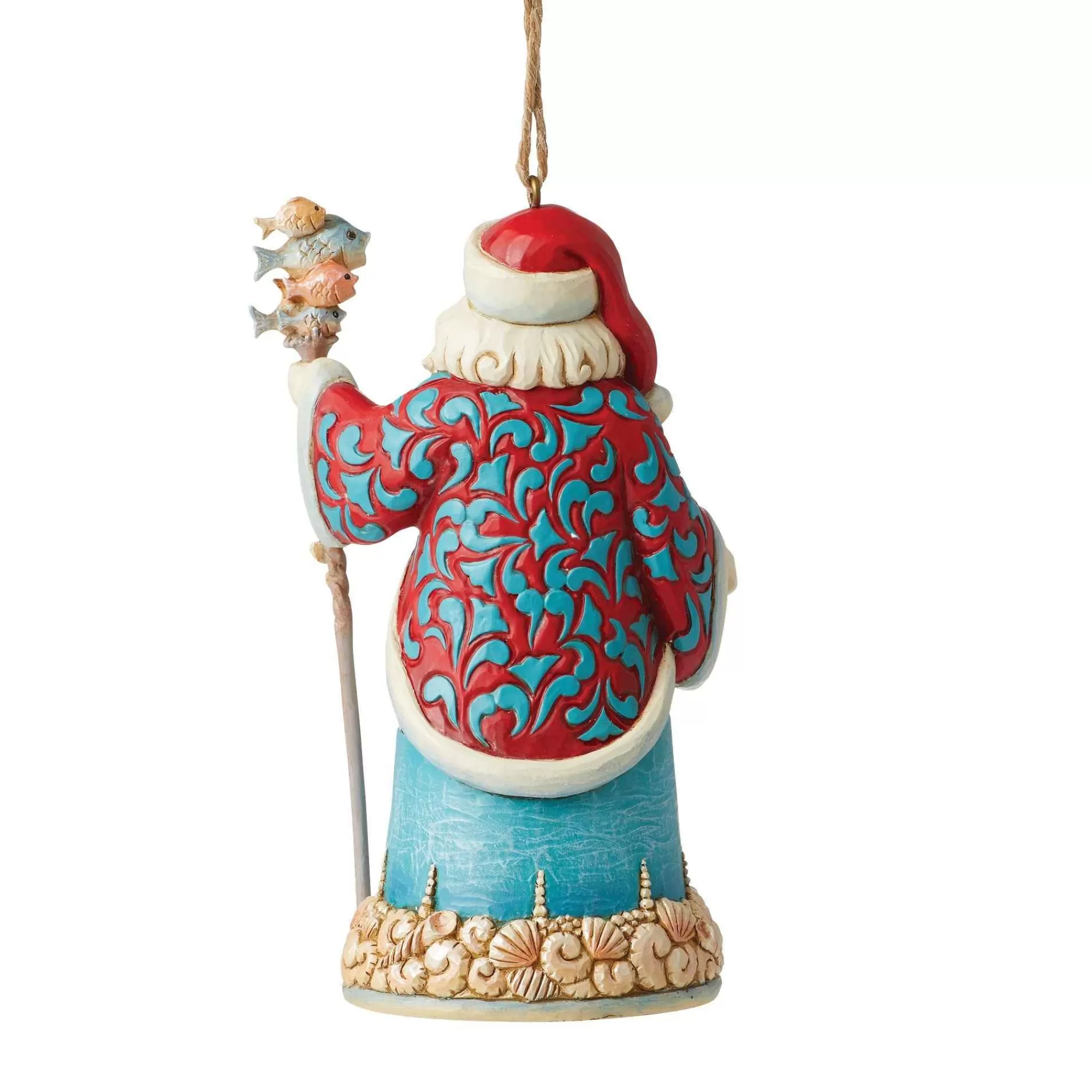 Jim Shore Heartwood Creek Coastal Santa Ornament