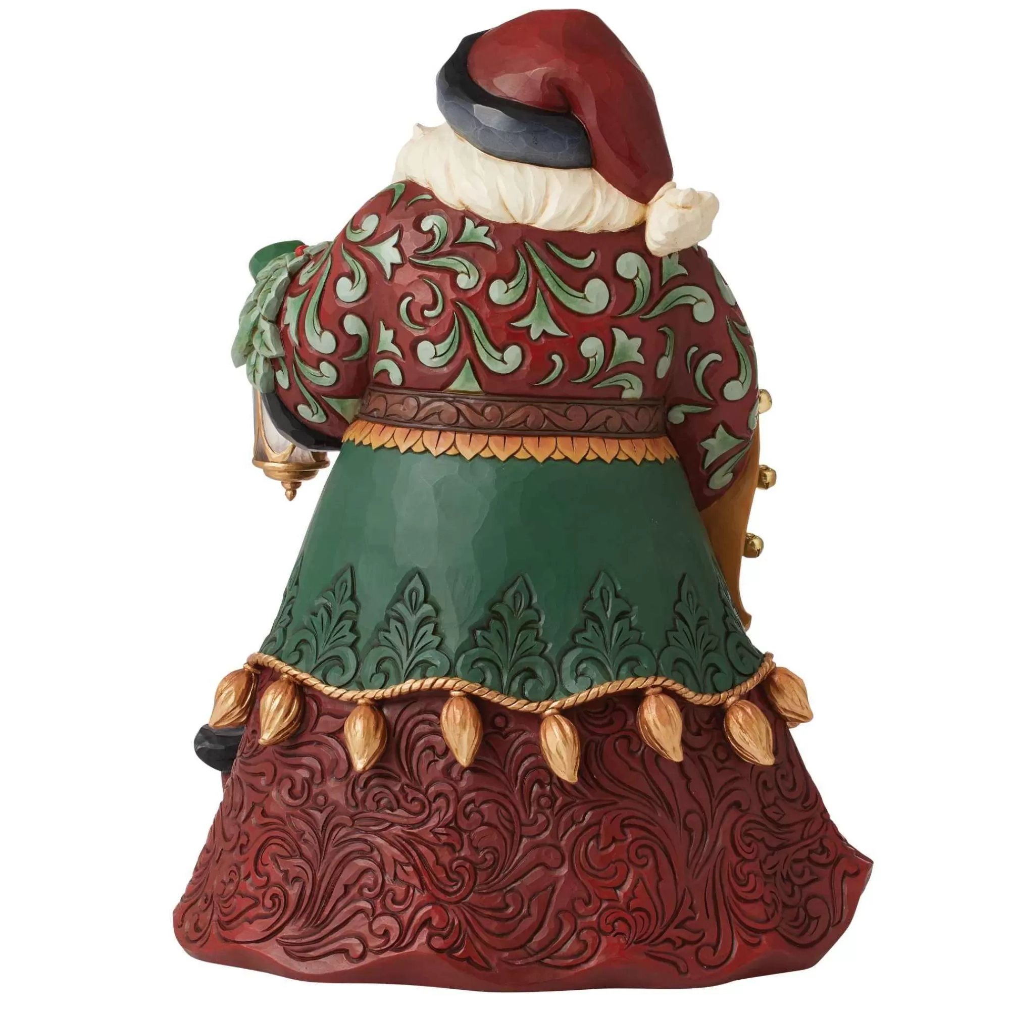 Jim Shore Heartwood Creek Collector Santa Lantern Fig