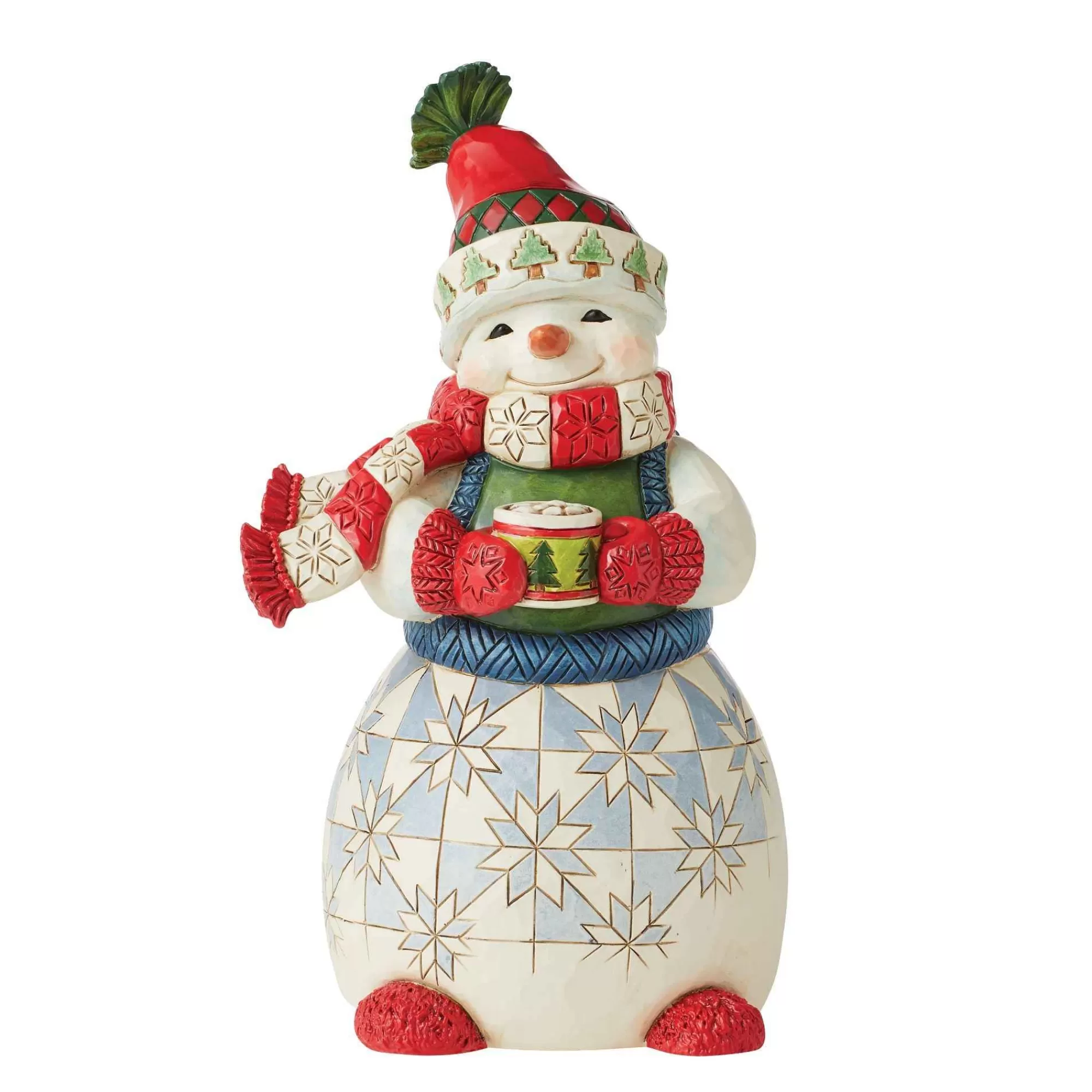 Jim Shore Heartwood Creek Cozy Snowman Figurine