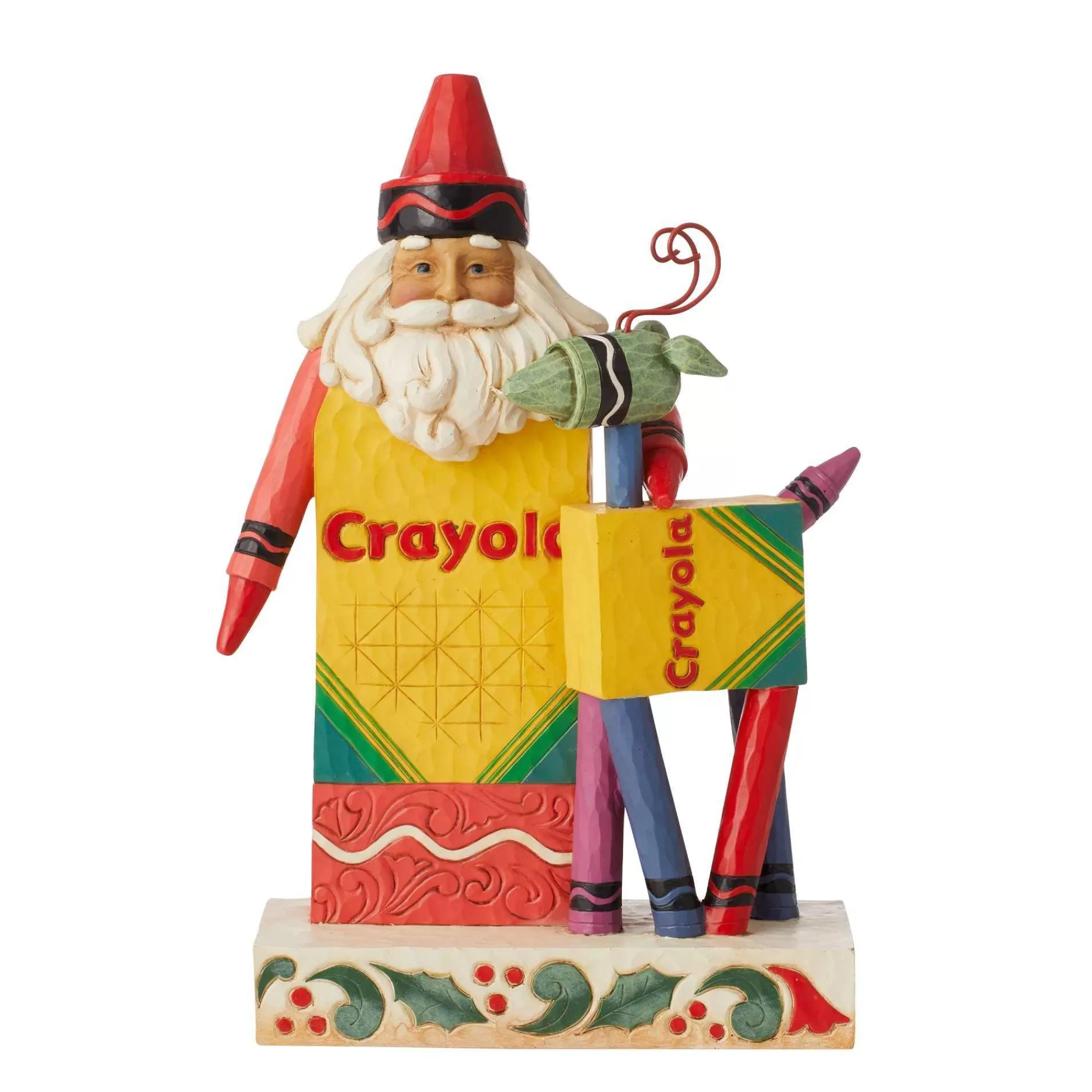 Crayola by Jim Shore Crayola Santa With Reindeer