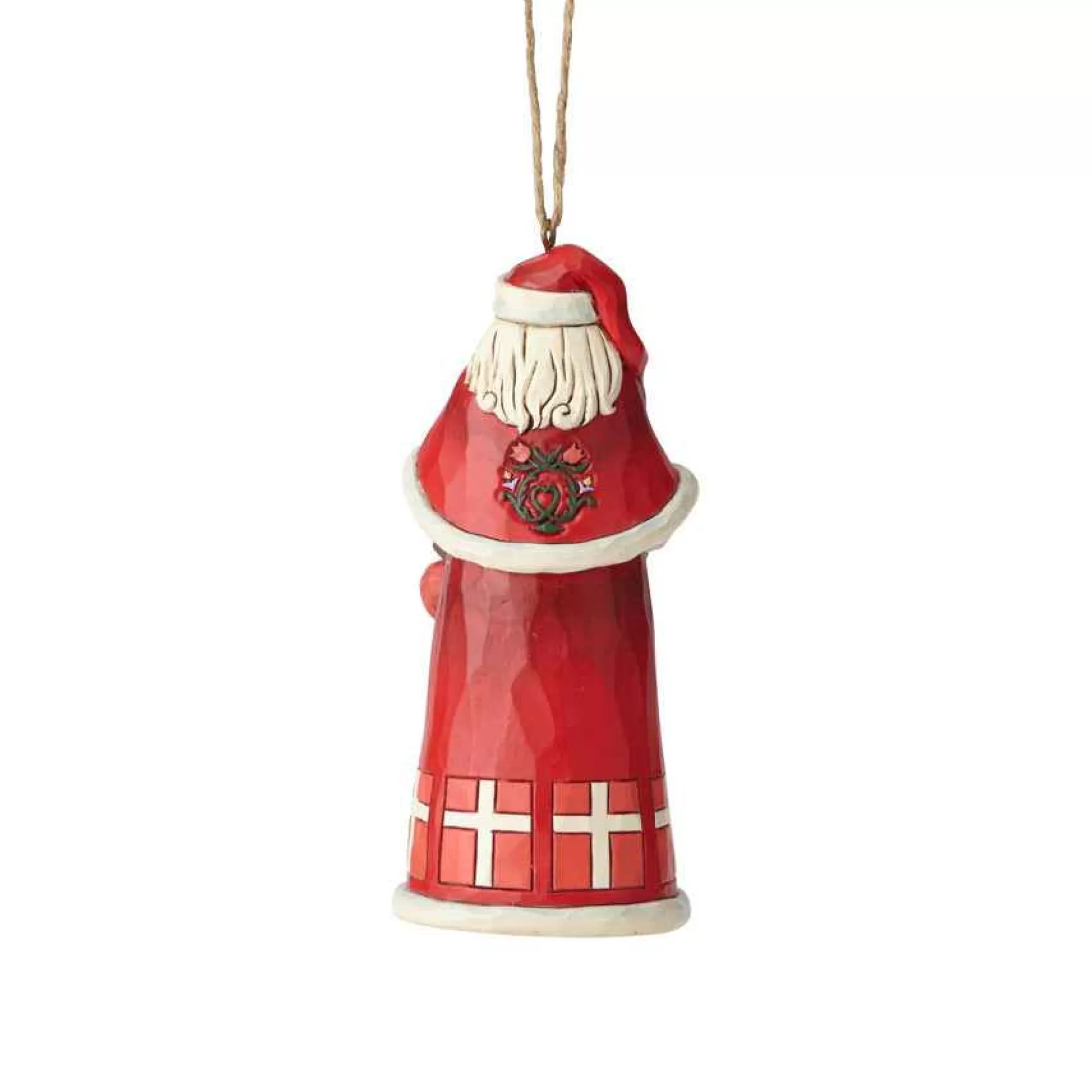 Jim Shore Heartwood Creek Danish Santa Ornament