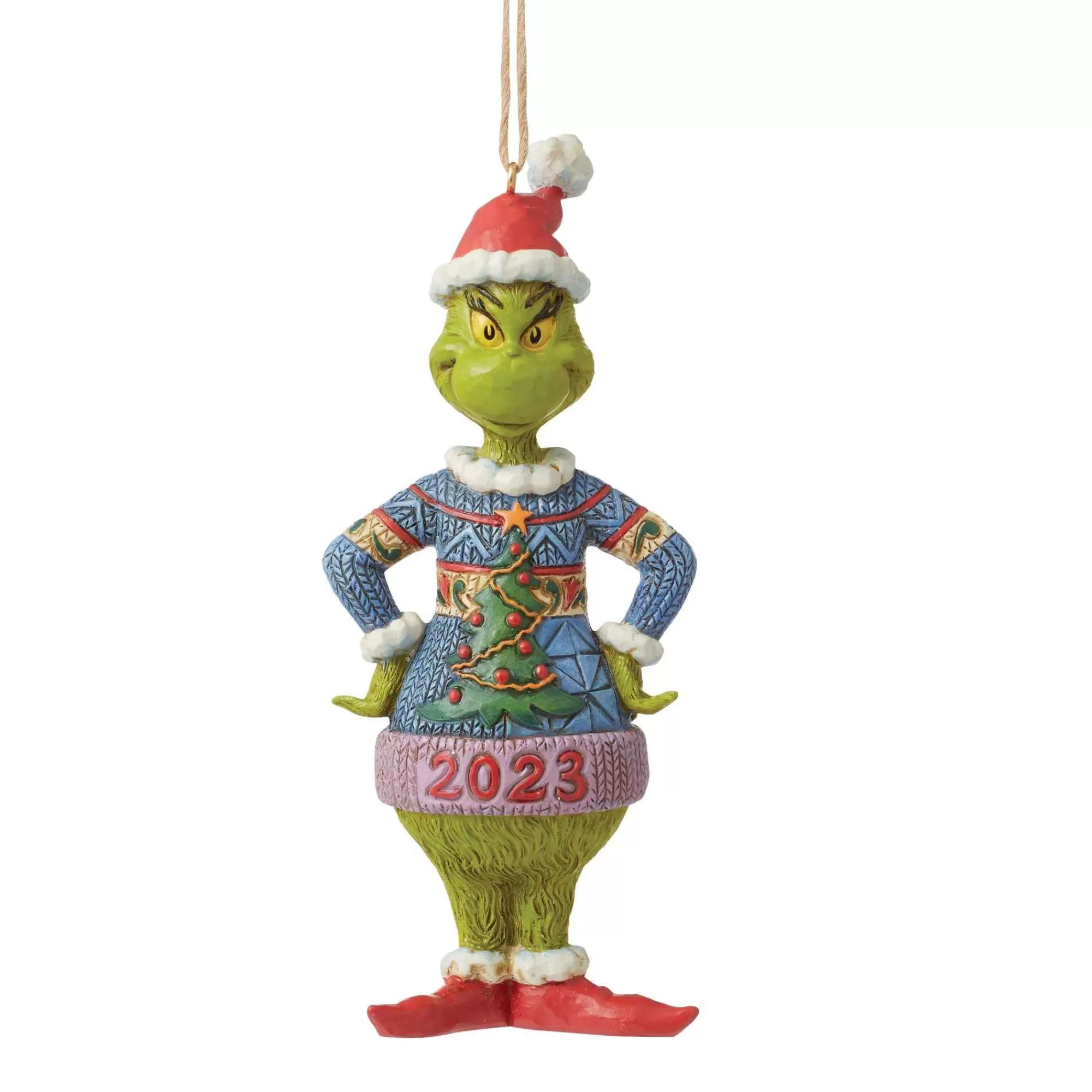 Grinch by Jim Shore Dated 2023 Grinch Ornament