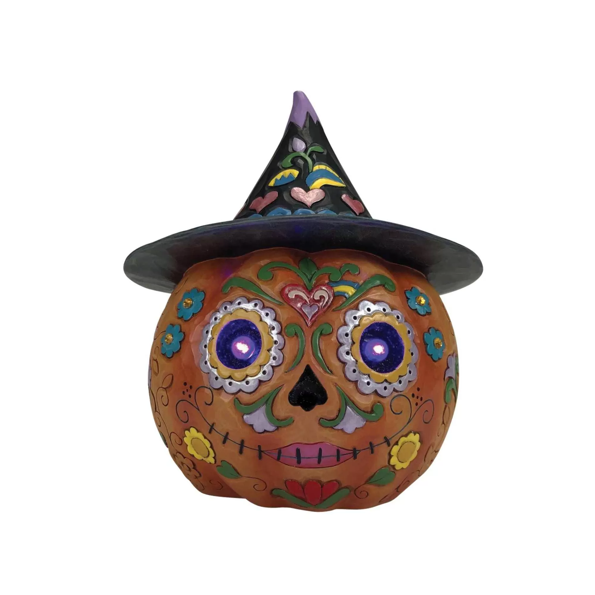 Jim Shore Heartwood Creek Day Of The Dead Jack'O Lantern