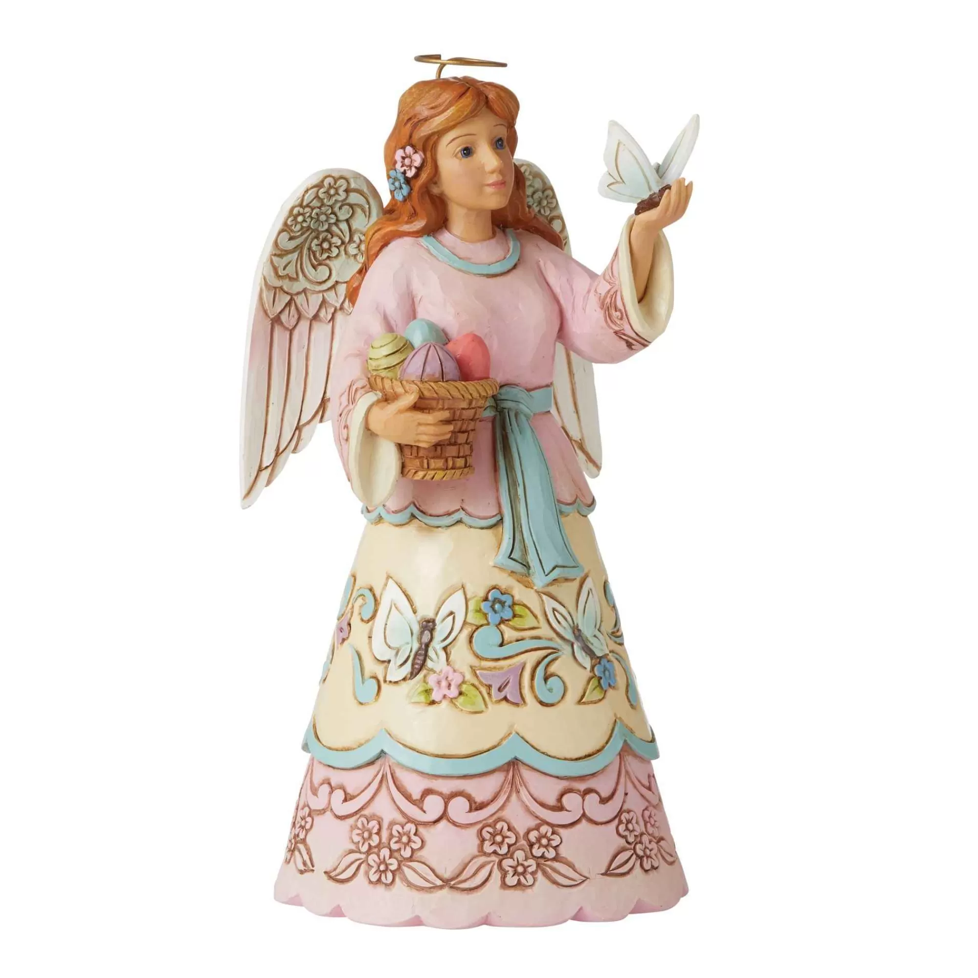 Jim Shore Heartwood Creek Easter Angel With Butterfly