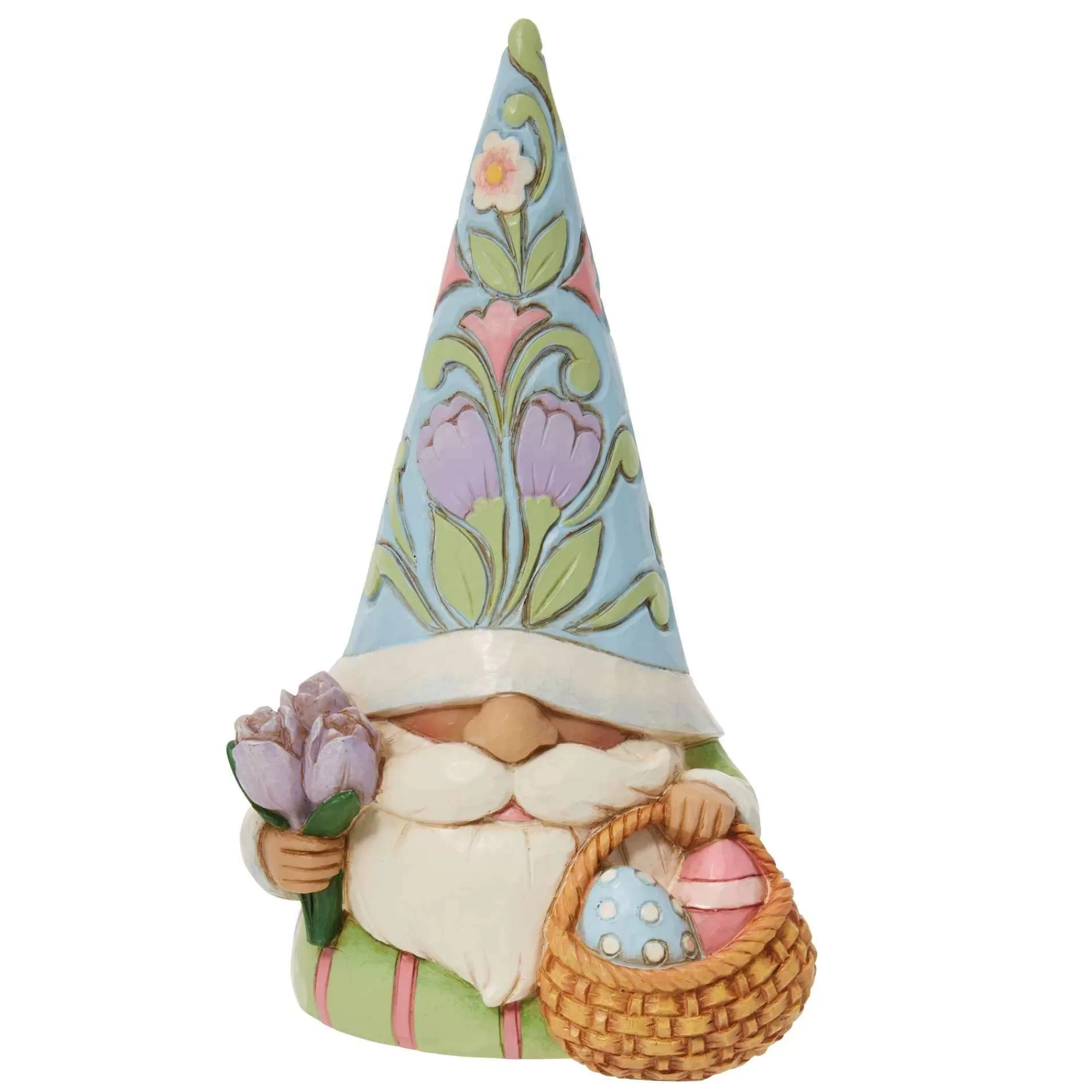 Jim Shore Heartwood Creek Easter Gnome With Basket