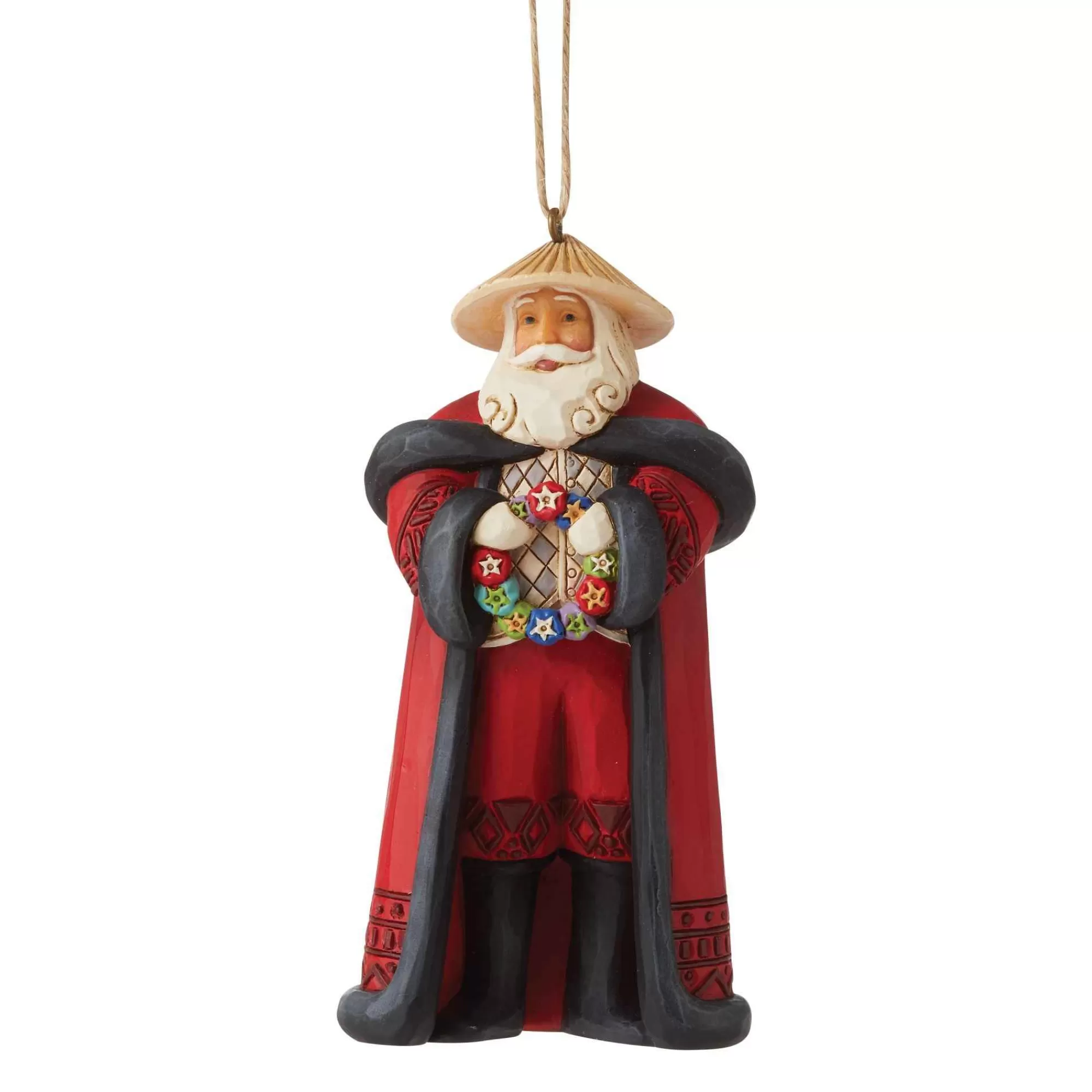 Jim Shore Heartwood Creek Filipino Santa Ornament