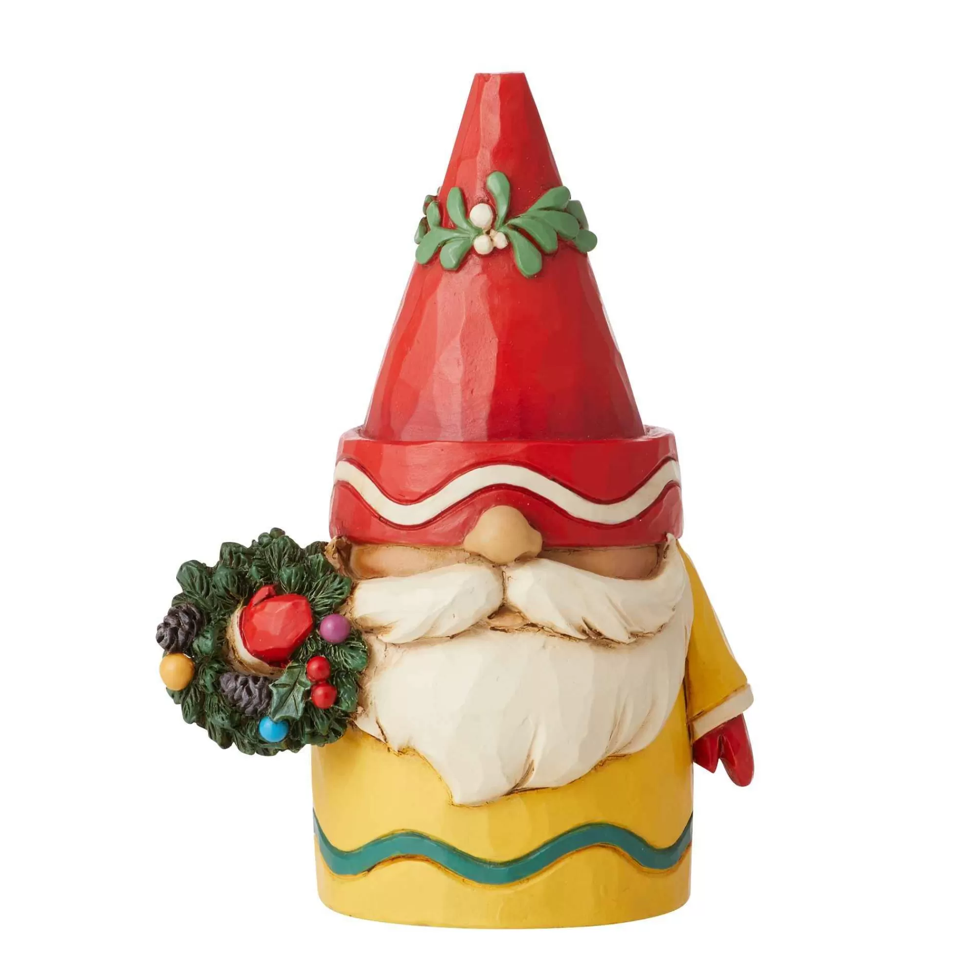 Crayola by Jim Shore Gnome Holding Wreath