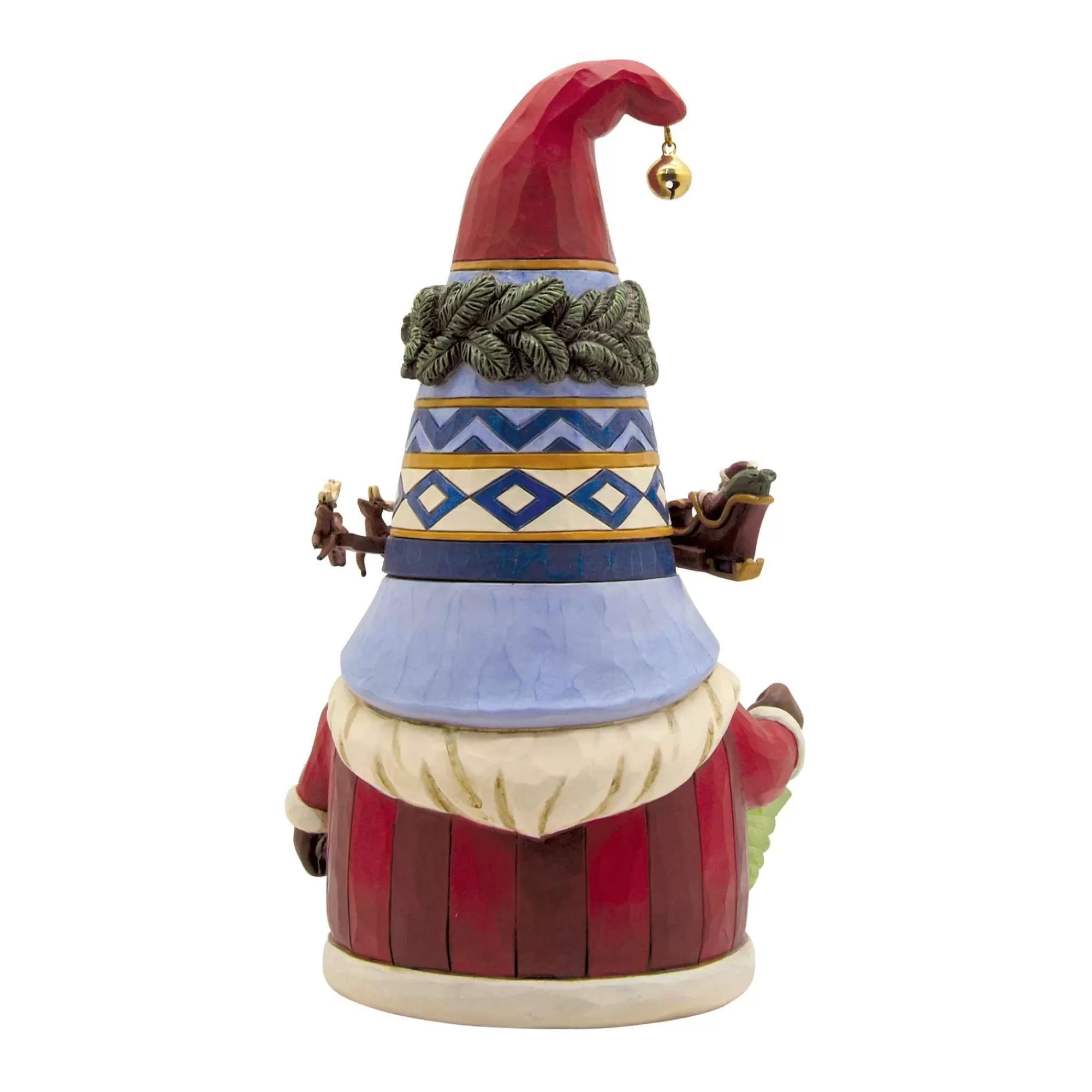 Jim Shore Heartwood Creek Gnome Rotating Sleigh Around