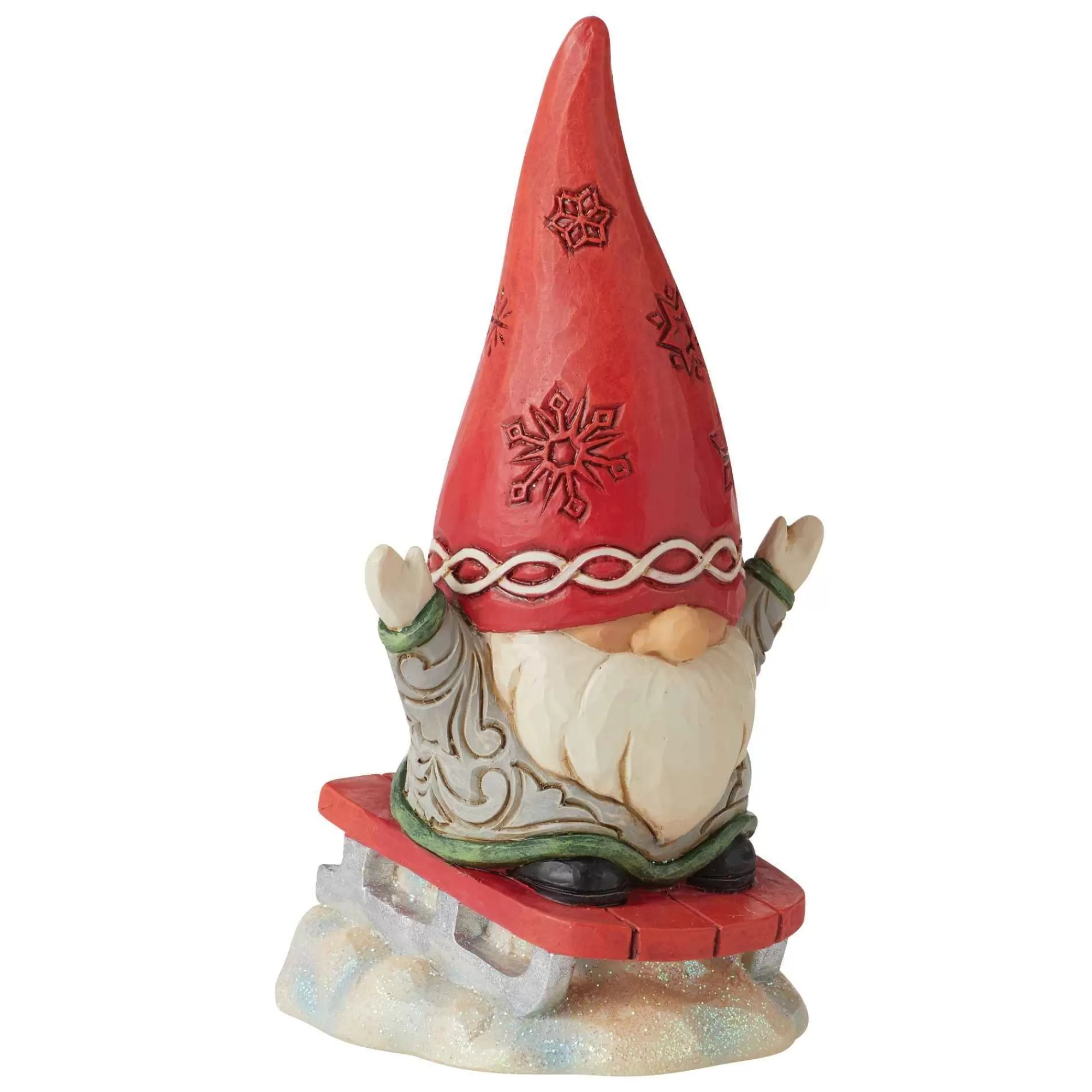 Jim Shore Heartwood Creek Gnome Sledding