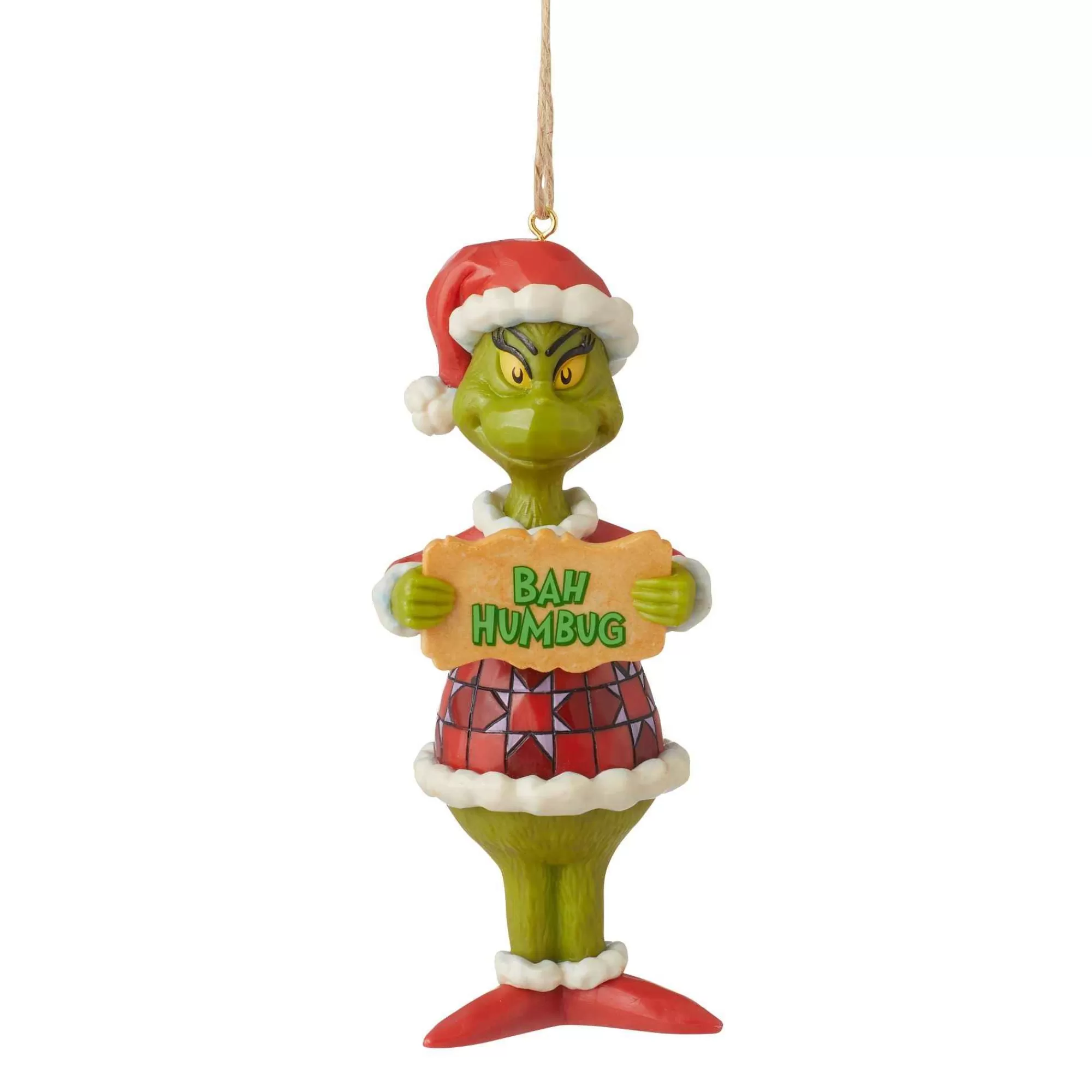 Grinch by Jim Shore Grinch Bah Humbug Pvc Ornament