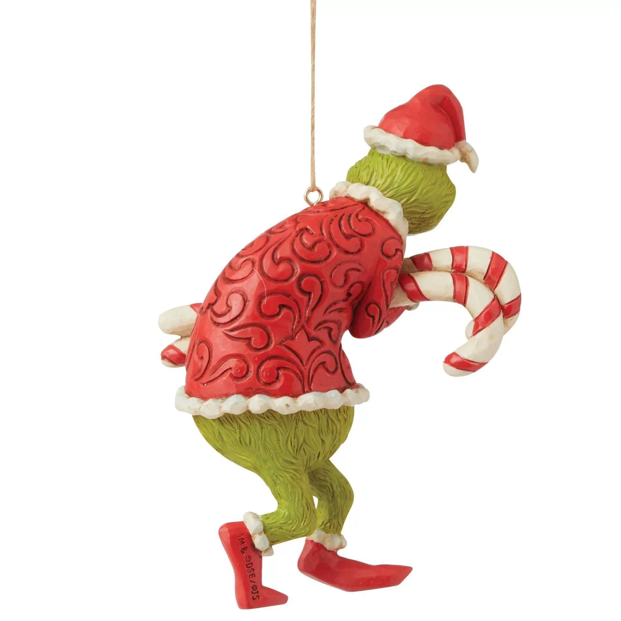 Grinch by Jim Shore Grinch Candy Canes Ornament