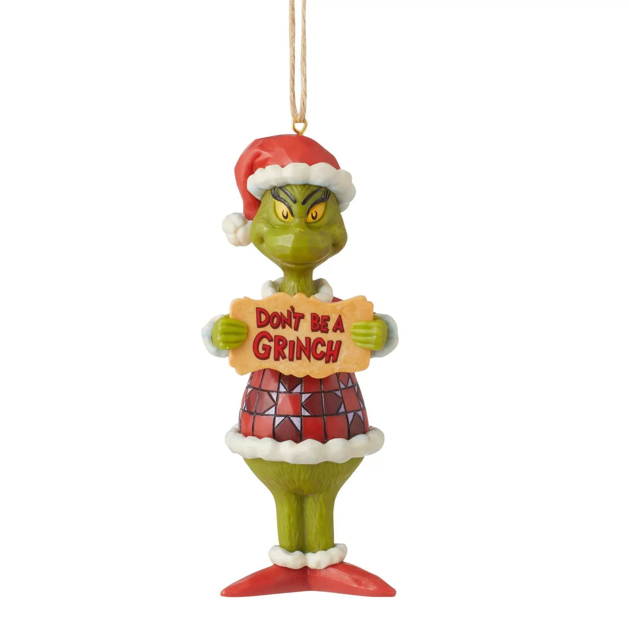 Grinch by Jim Shore Grinch Don'T Be Grinch Pvc Orn