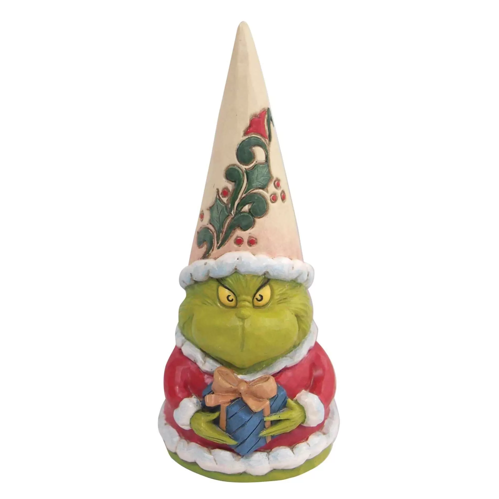 Grinch by Jim Shore Grinch Gnome Holding Present