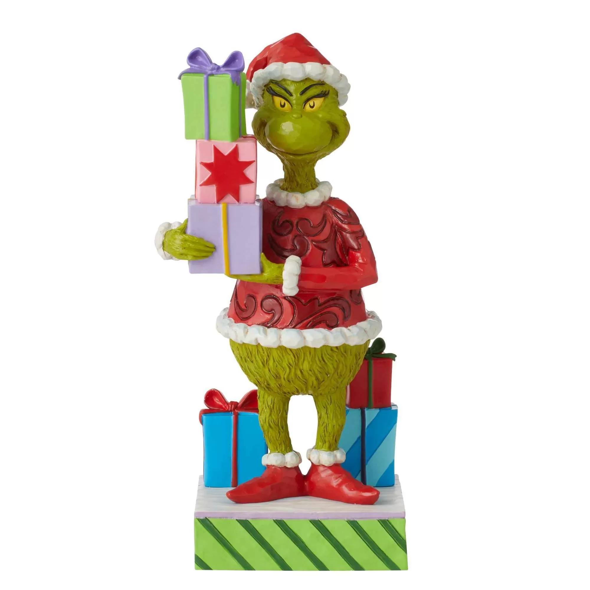 Grinch by Jim Shore Grinch Holding Presents