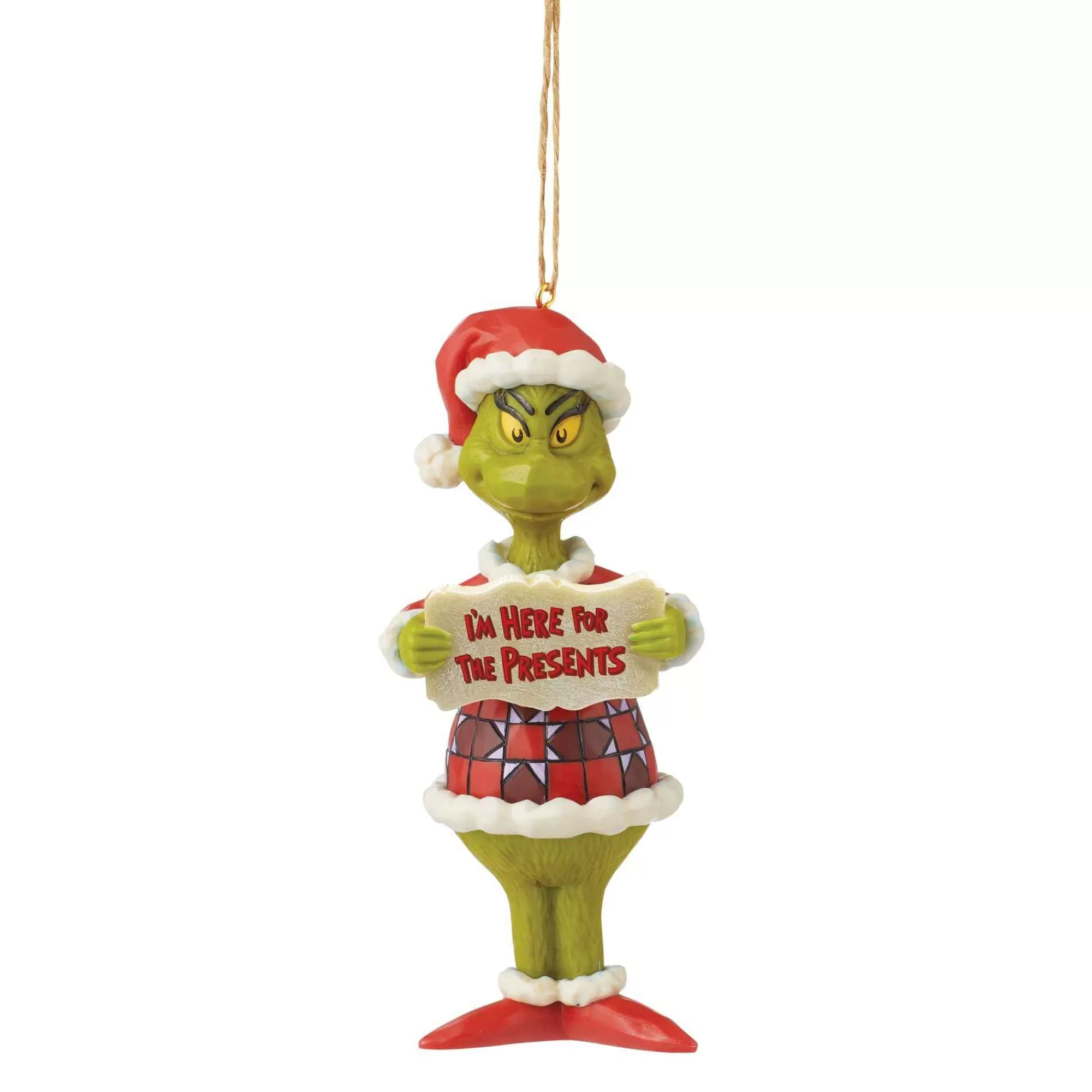 Grinch by Jim Shore Grinch I'M Here Pvc Ornament