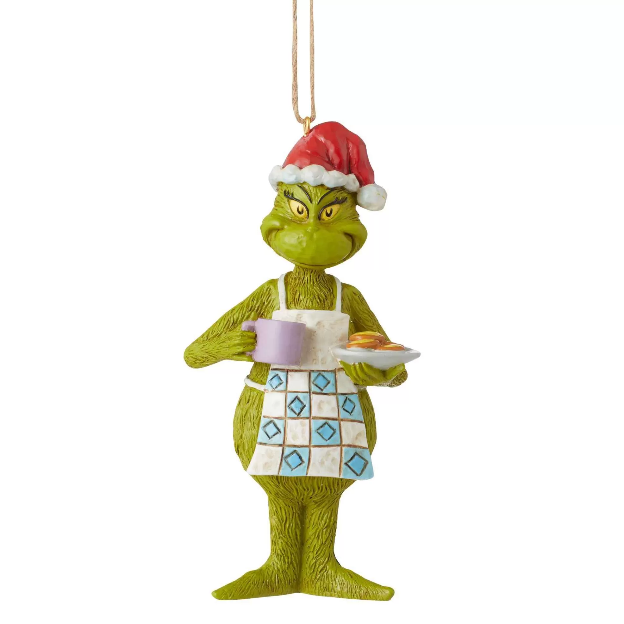 Grinch by Jim Shore Grinch In Apron W/ Cookies Orn