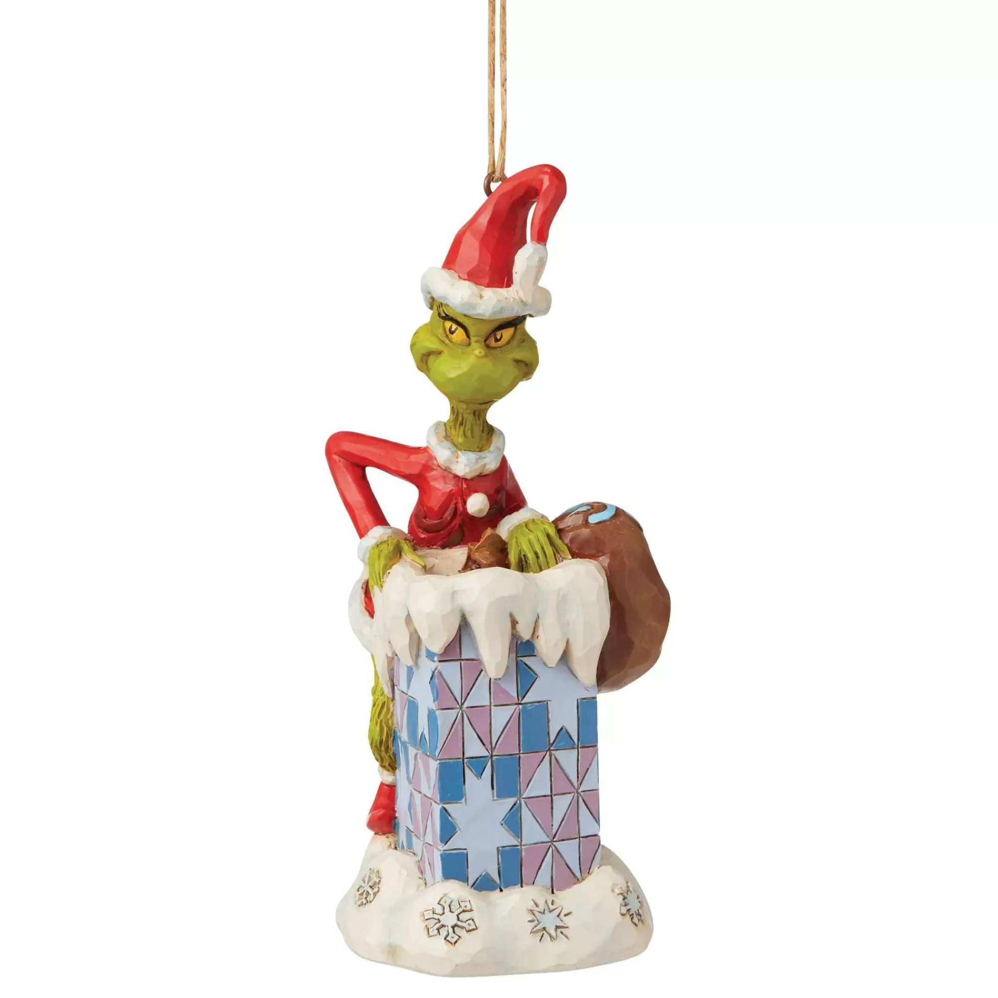 Grinch by Jim Shore Grinch In Chimney Ornament