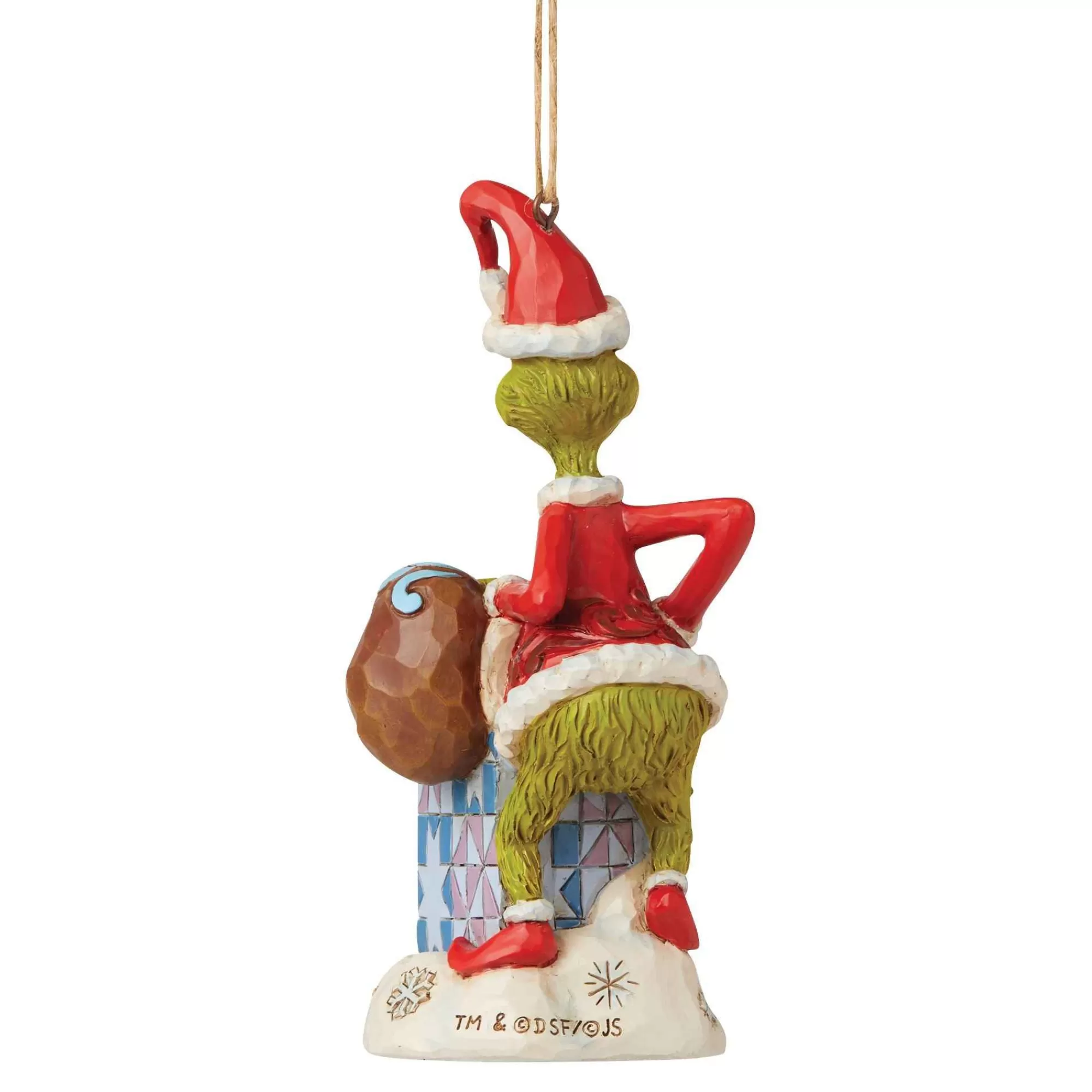 Grinch by Jim Shore Grinch In Chimney Ornament