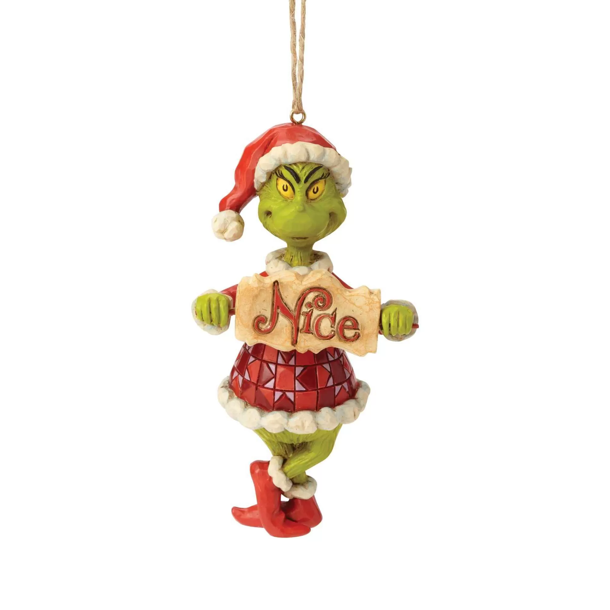 Grinch by Jim Shore Grinch Naughty/Nice Ornament