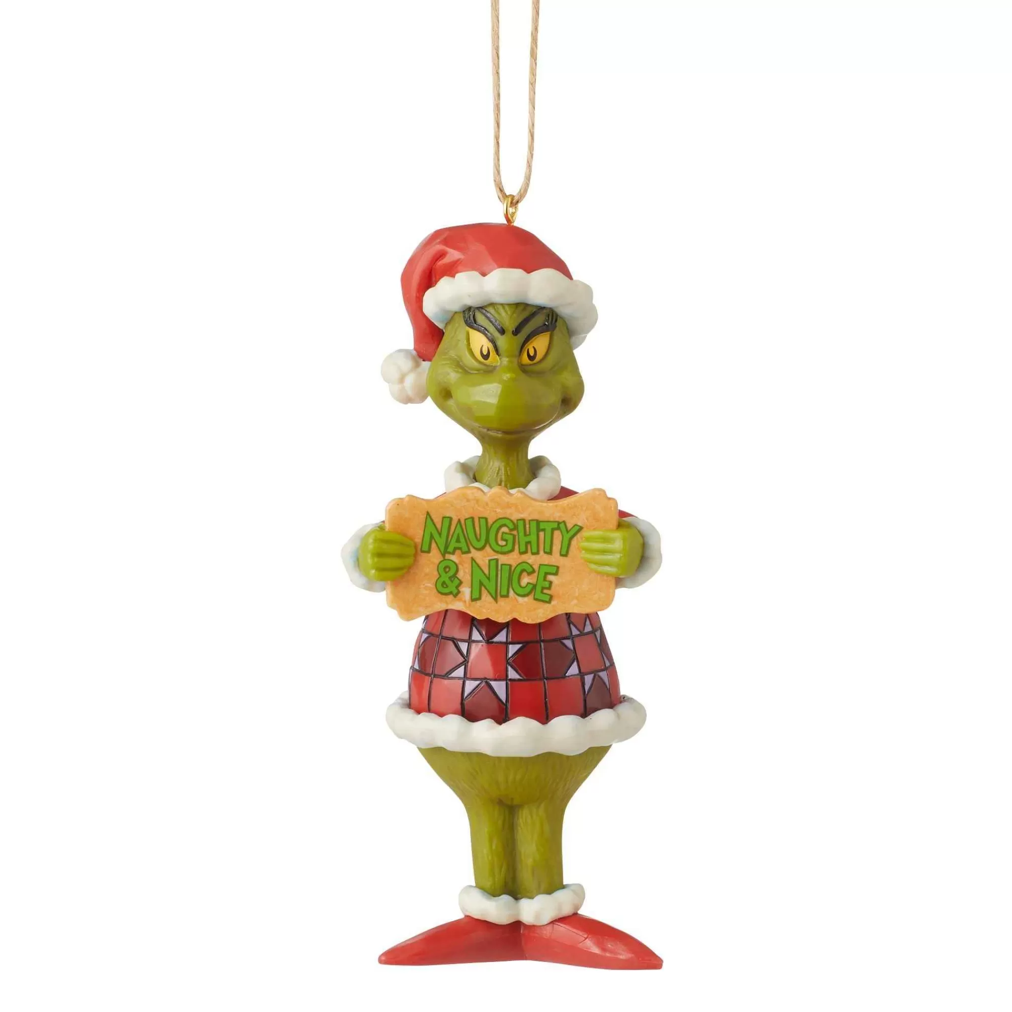 Grinch by Jim Shore Grinch Naughty/Nice Pvc Orn