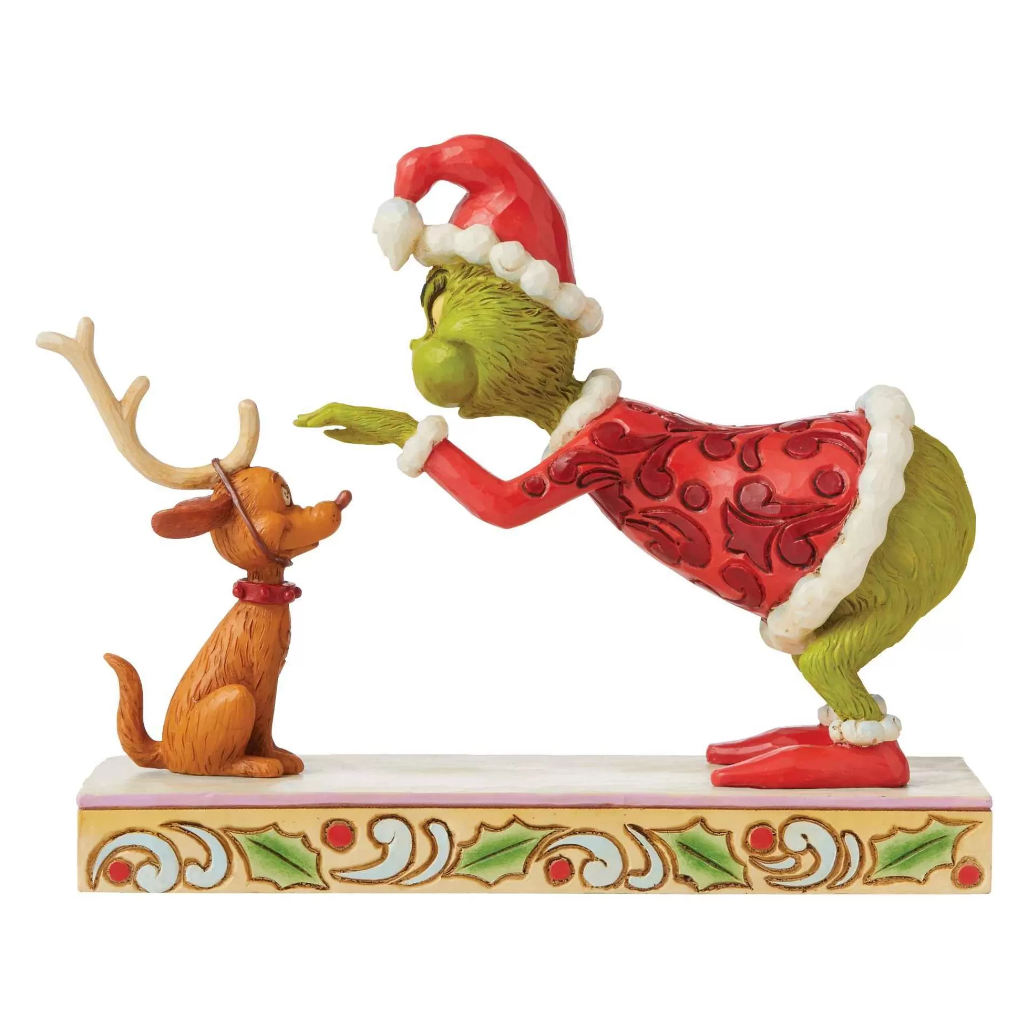 Grinch by Jim Shore Grinch Petting Max