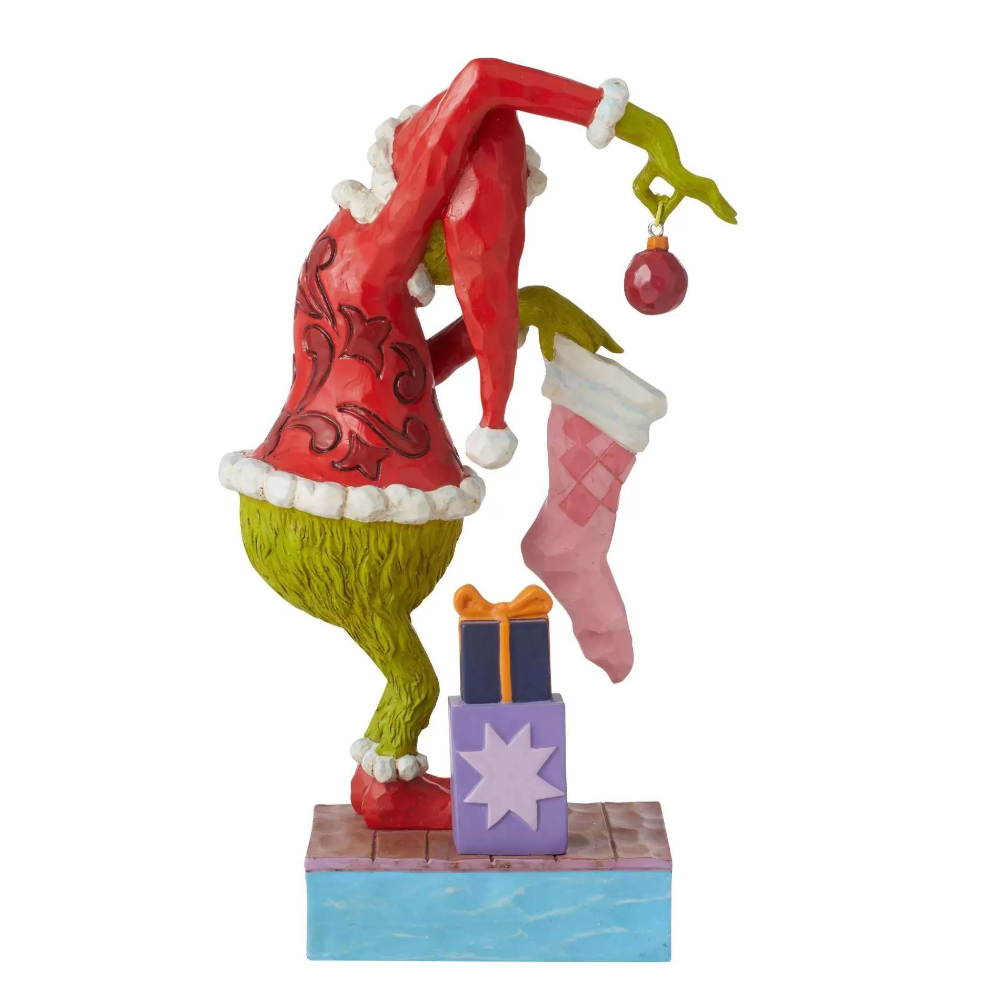 Grinch by Jim Shore Grinch Stealing Ornament