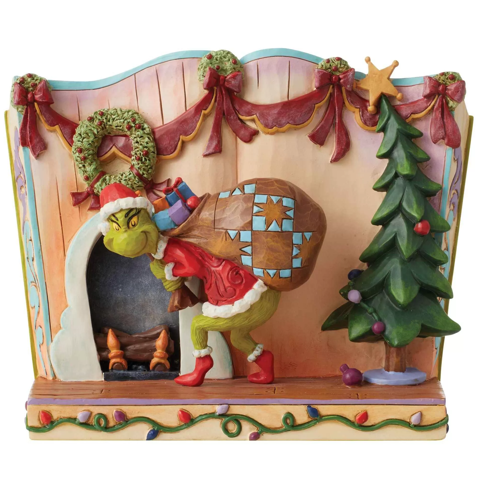 Grinch by Jim Shore Grinch Stealing Presents Story