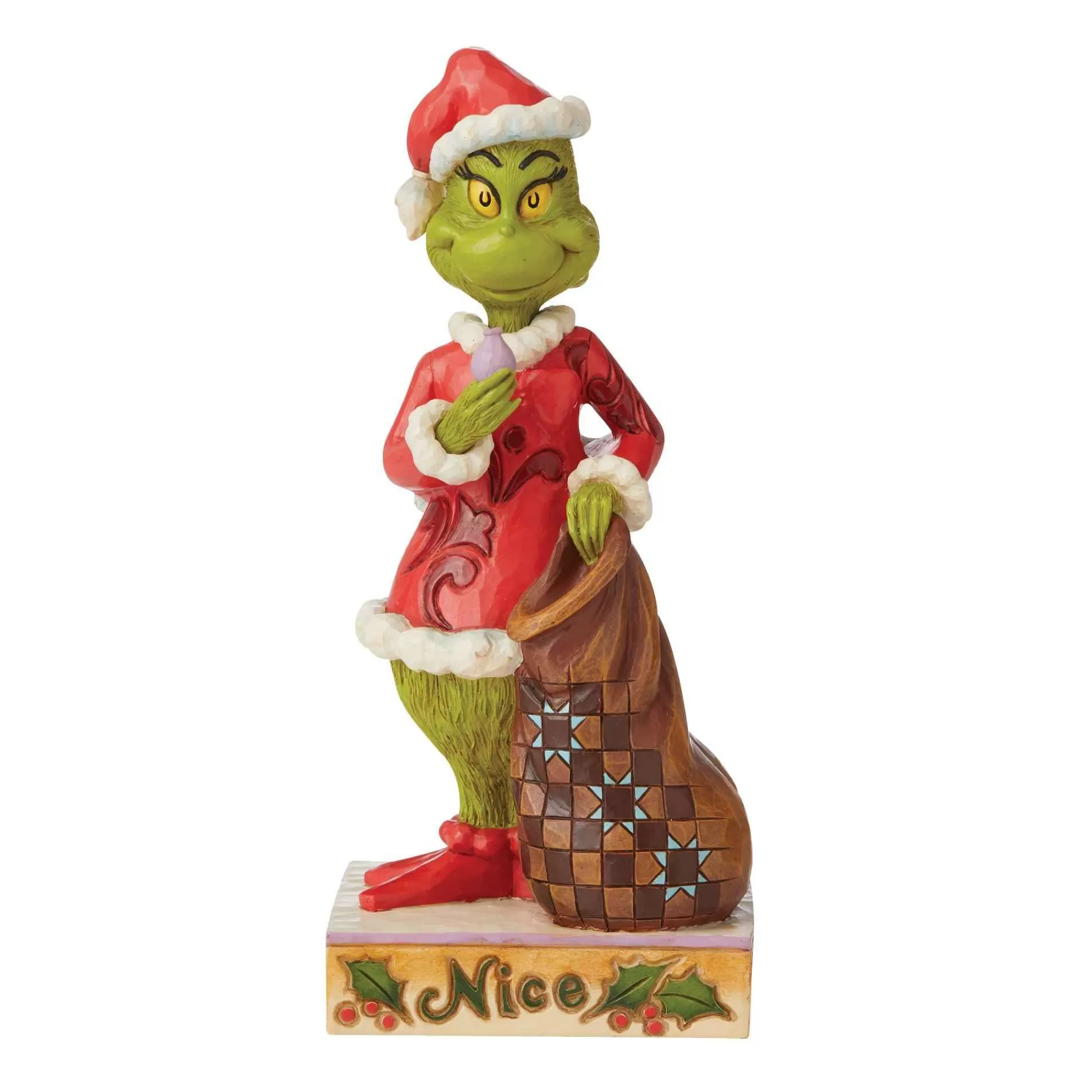 Grinch by Jim Shore Grinch Two-Sided Naughty/Nice