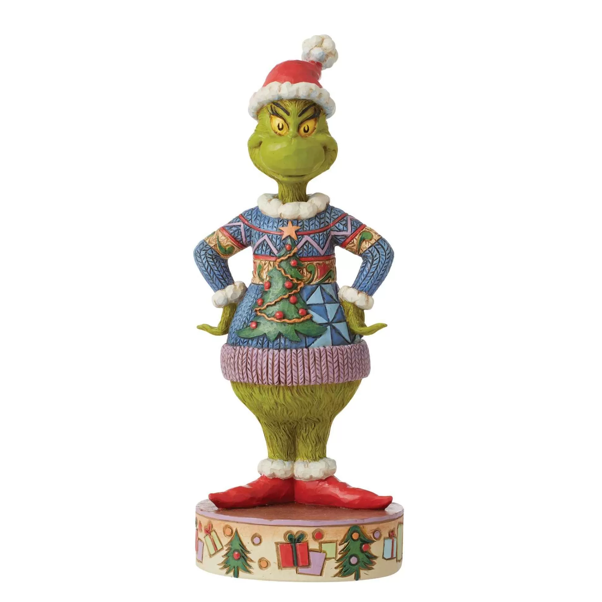 Grinch by Jim Shore Grinch Wearing Ugly Sweater