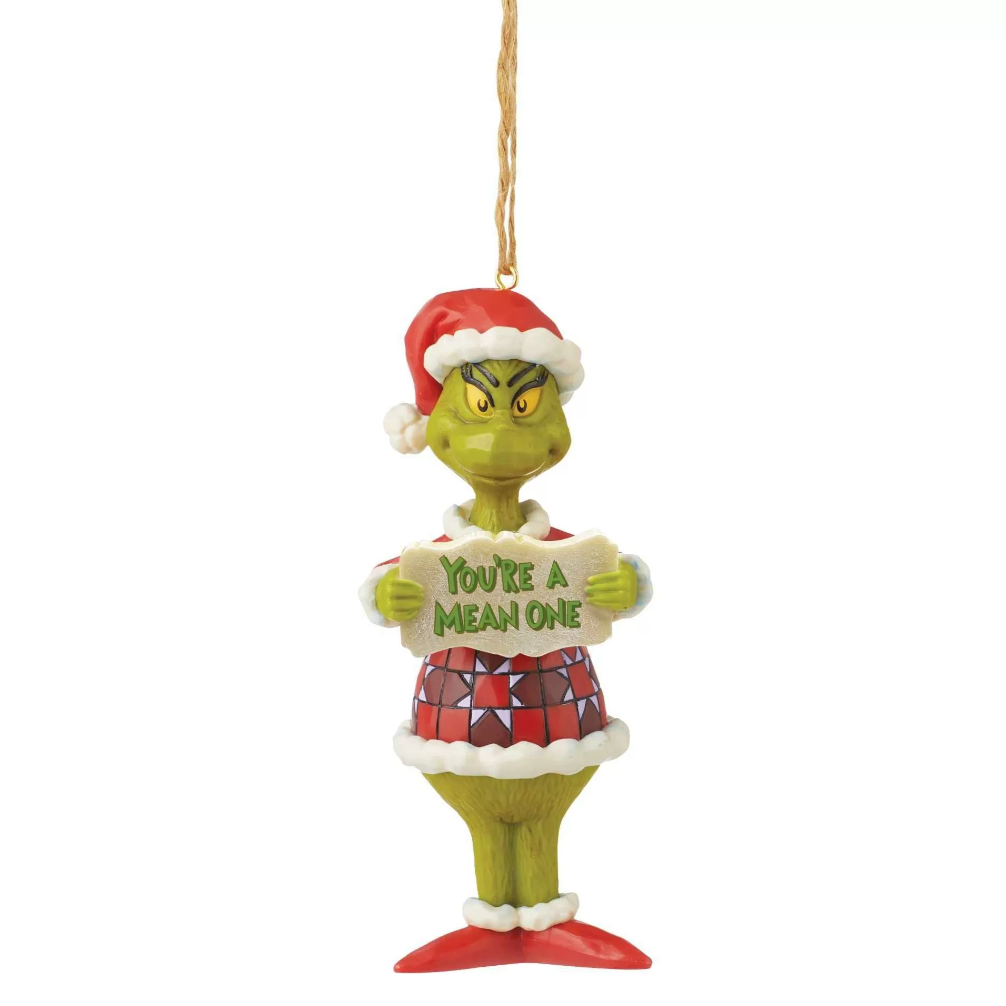 Grinch by Jim Shore Grinch You'Re A Meanonepvc Orn