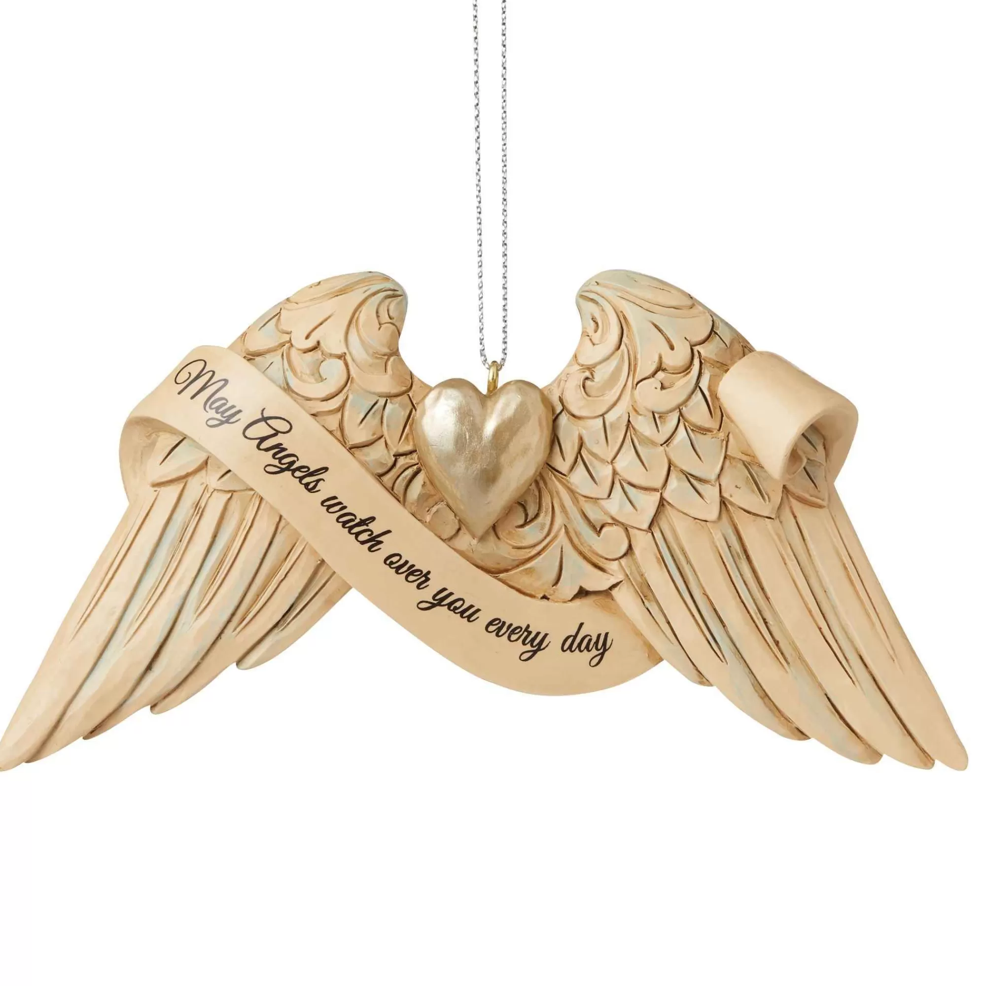 Jim Shore Heartwood Creek Guardian Angel Wings Orn