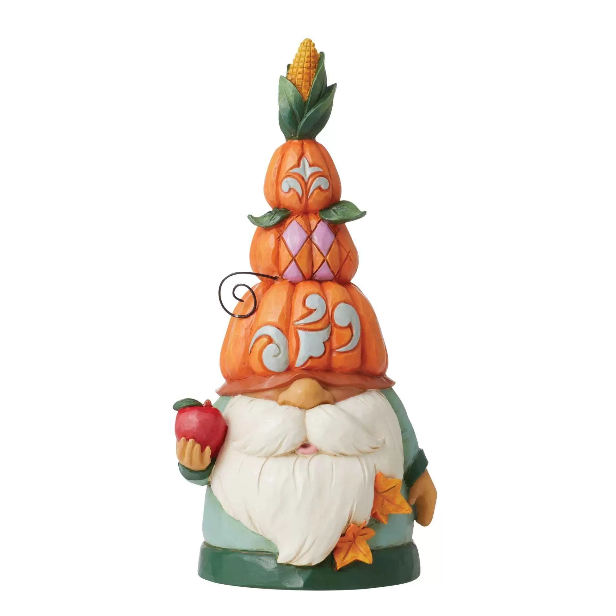 Jim Shore Heartwood Creek Harvest Pumpkin Hat Gnome