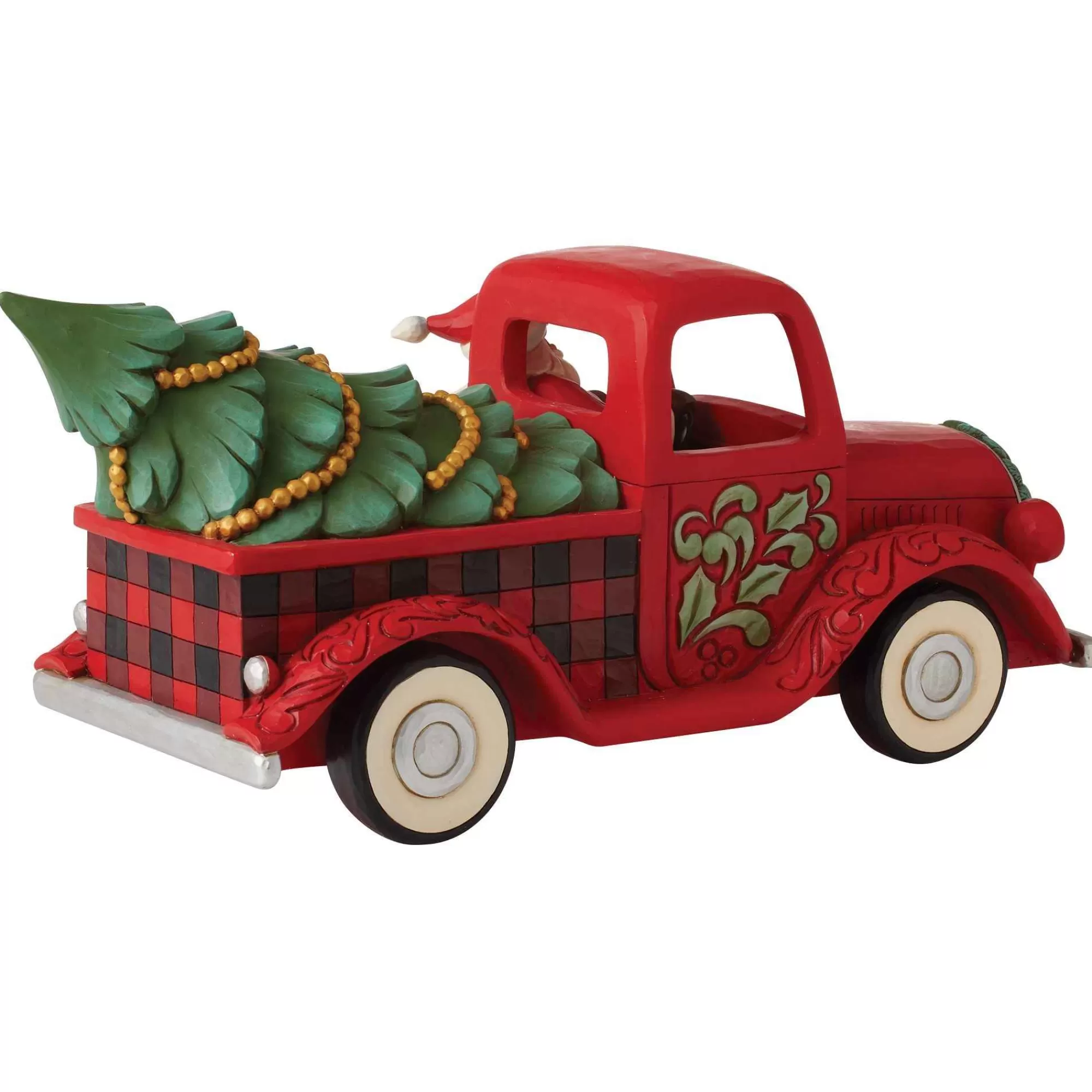 Jim Shore Heartwood Creek Highland Glen Santa Truck Fig